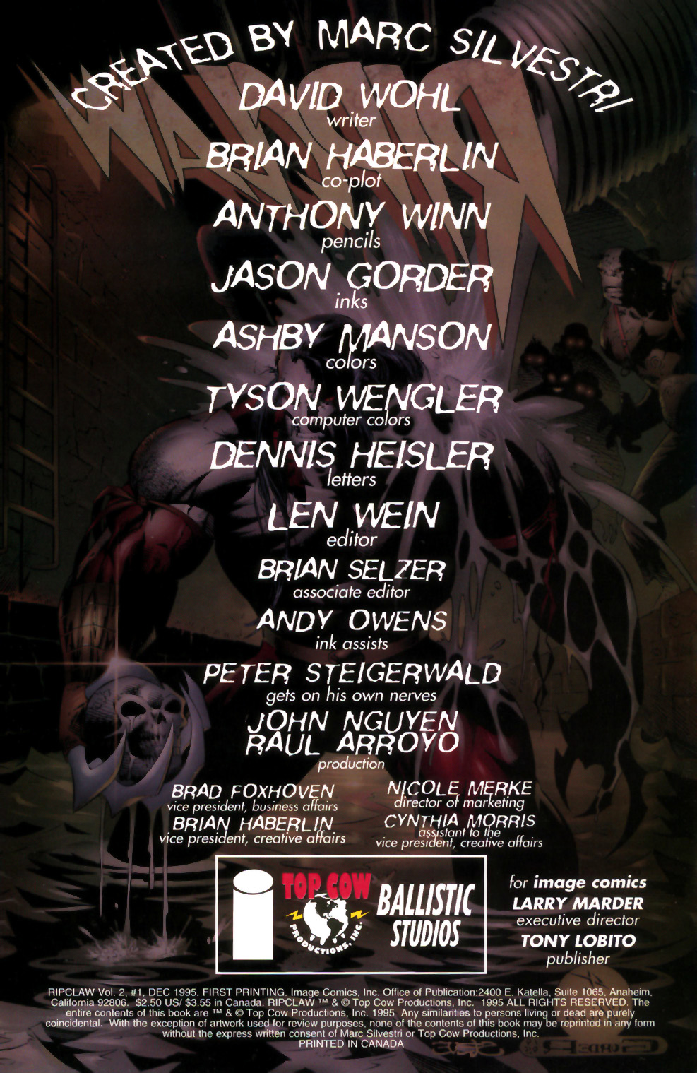 Read online Ripclaw [II] comic -  Issue #1 - 2