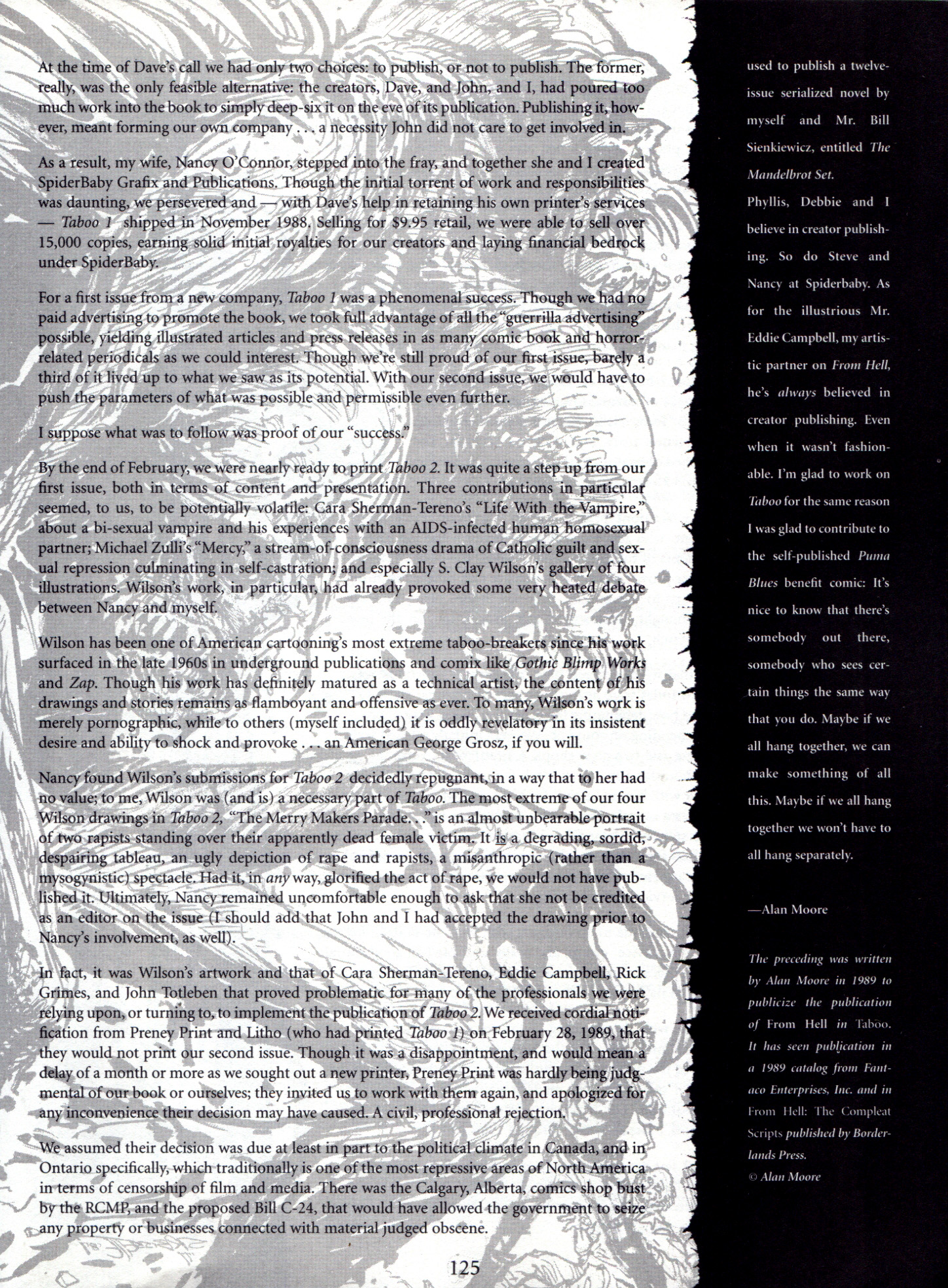 Read online Taboo comic -  Issue #9 - 127