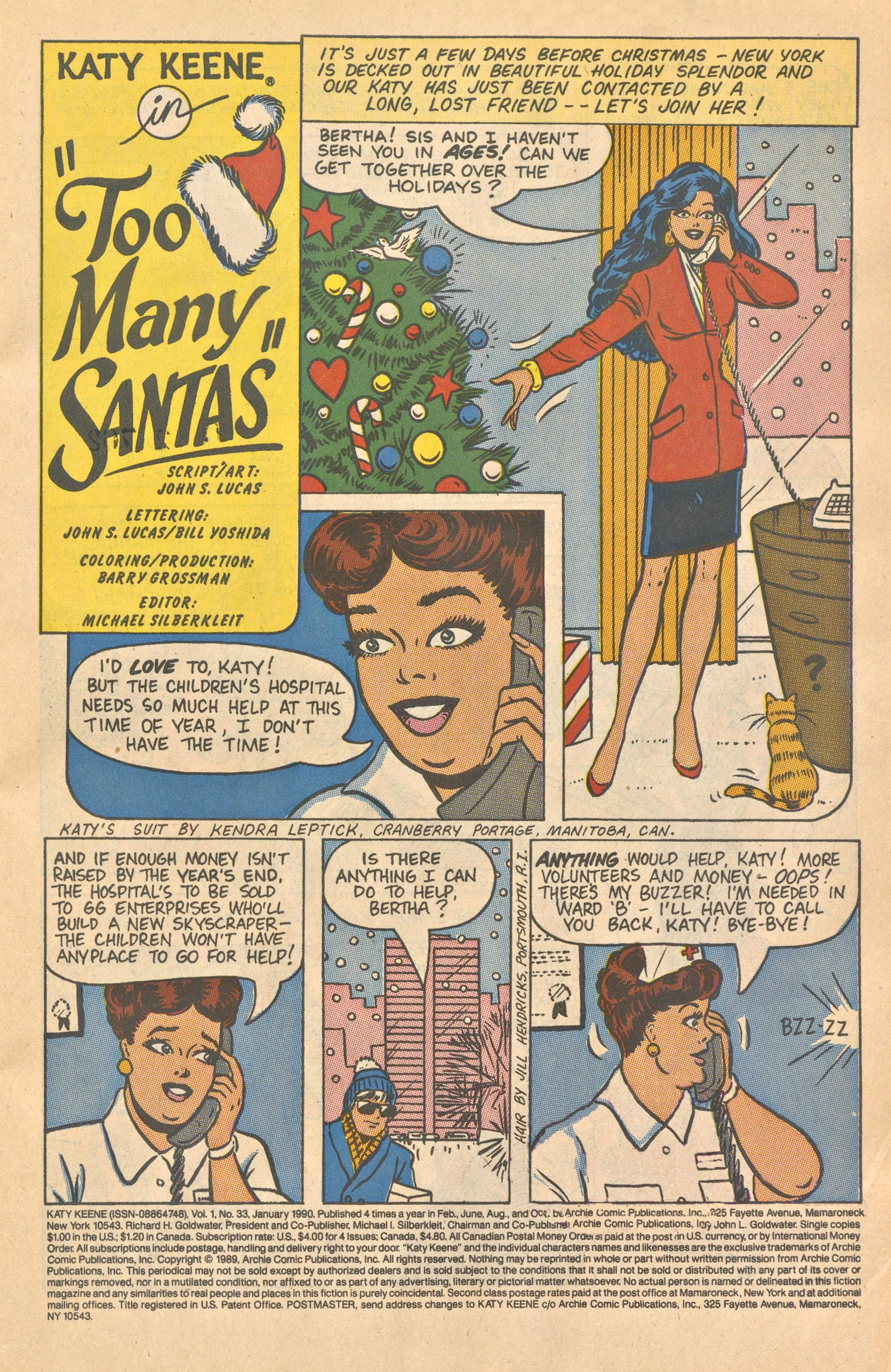 Read online Katy Keene (1983) comic -  Issue #33 - 3