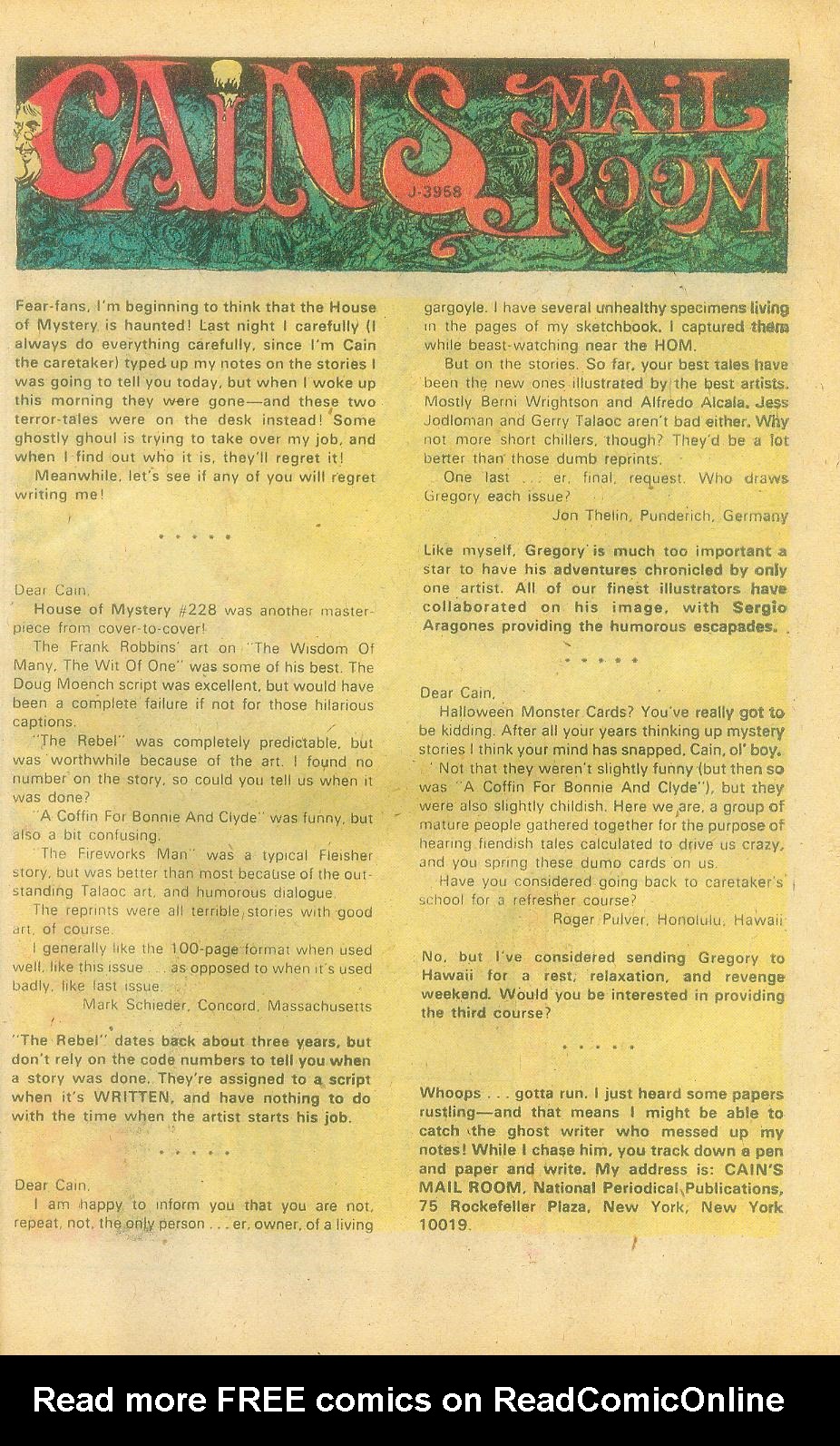Read online House of Mystery (1951) comic -  Issue #232 - 34