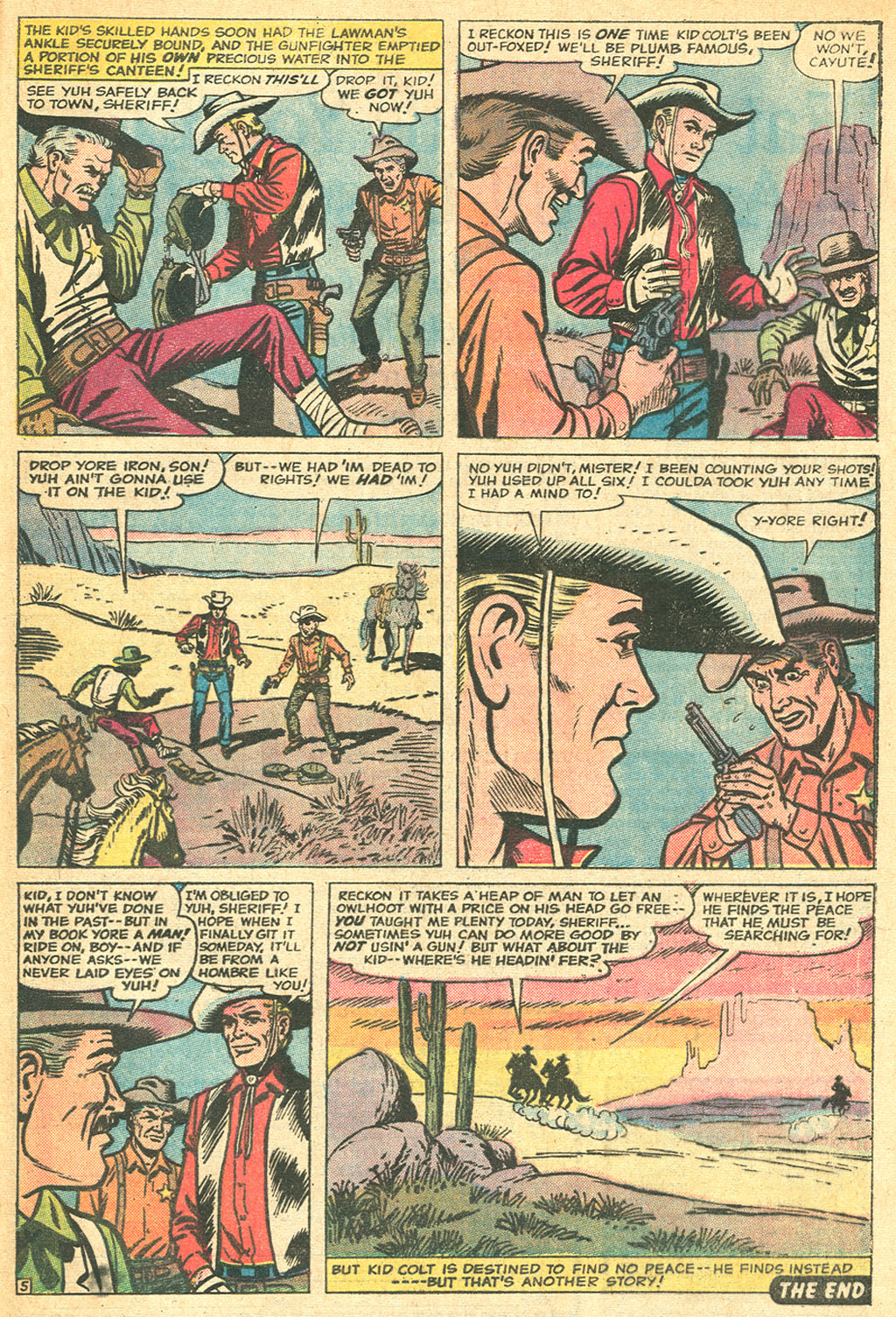 Read online Kid Colt Outlaw comic -  Issue #167 - 32