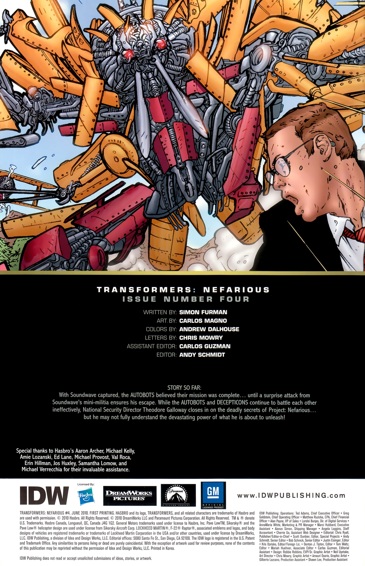 Read online Transformers: Nefarious comic -  Issue #4 - 3