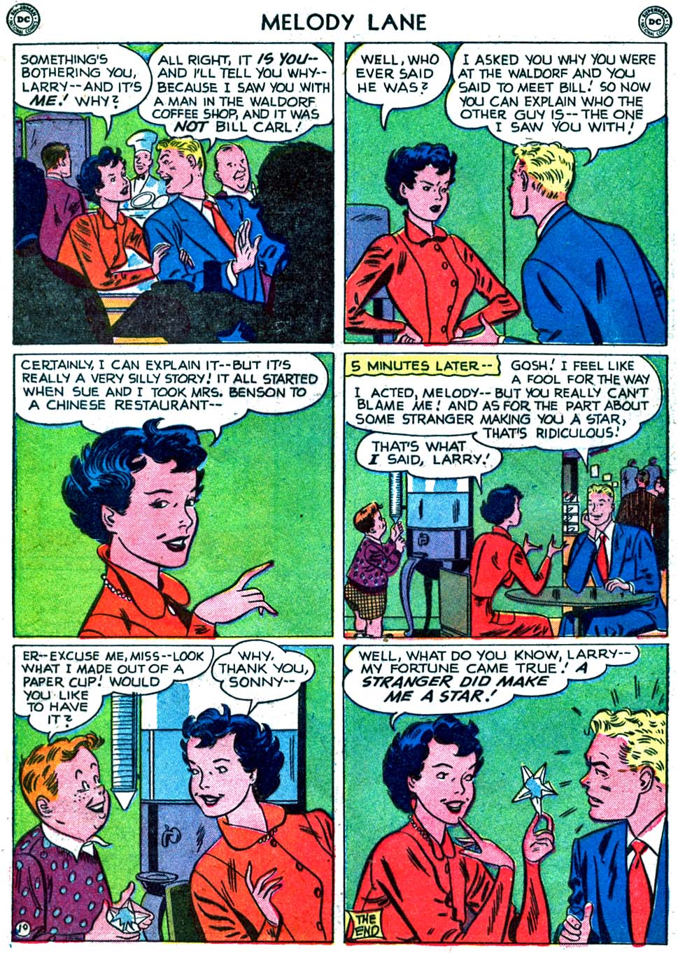 Read online Miss Melody Lane of Broadway comic -  Issue #2 - 12