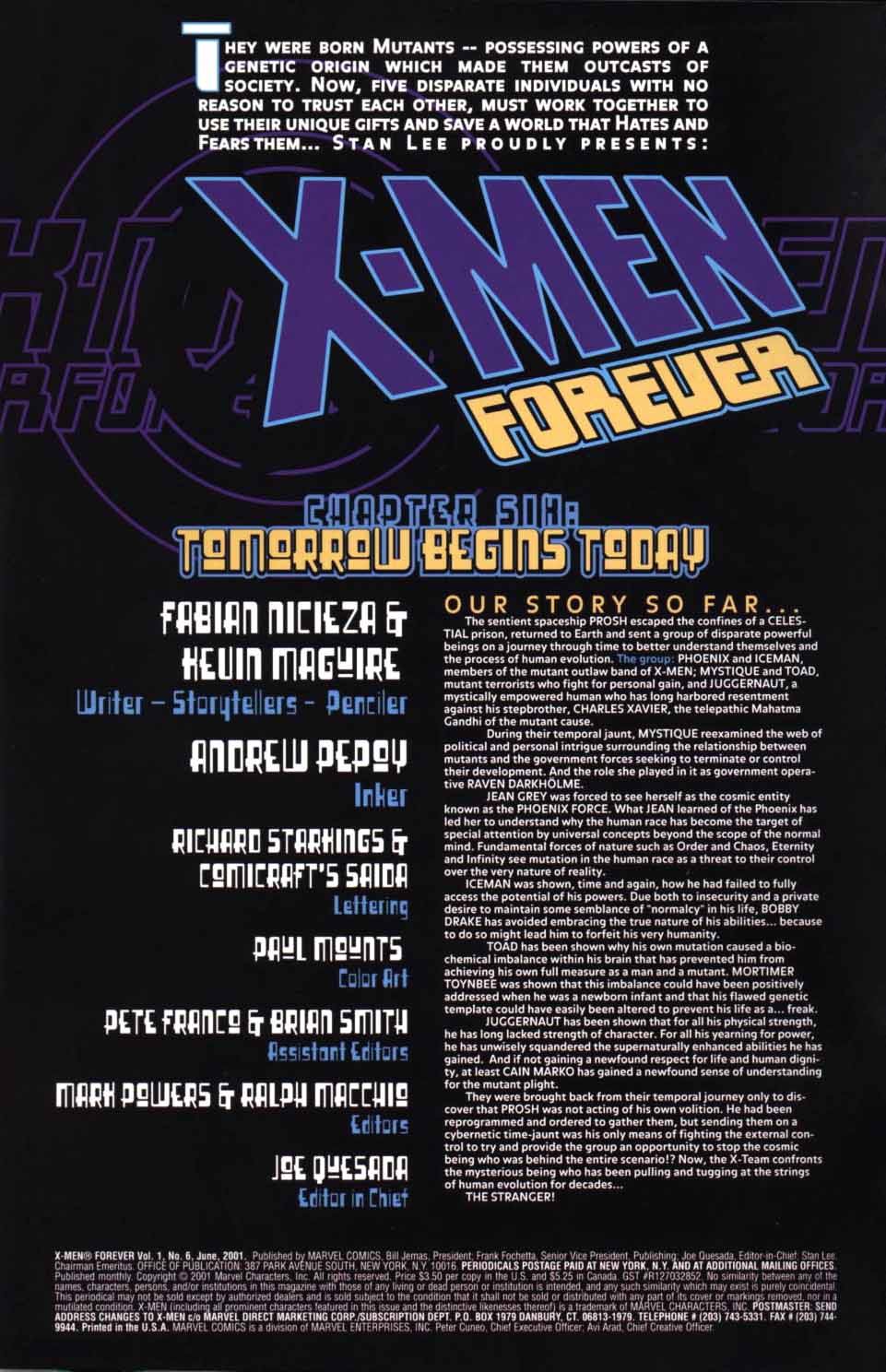 Read online X-Men Forever (2001) comic -  Issue #6 - 2