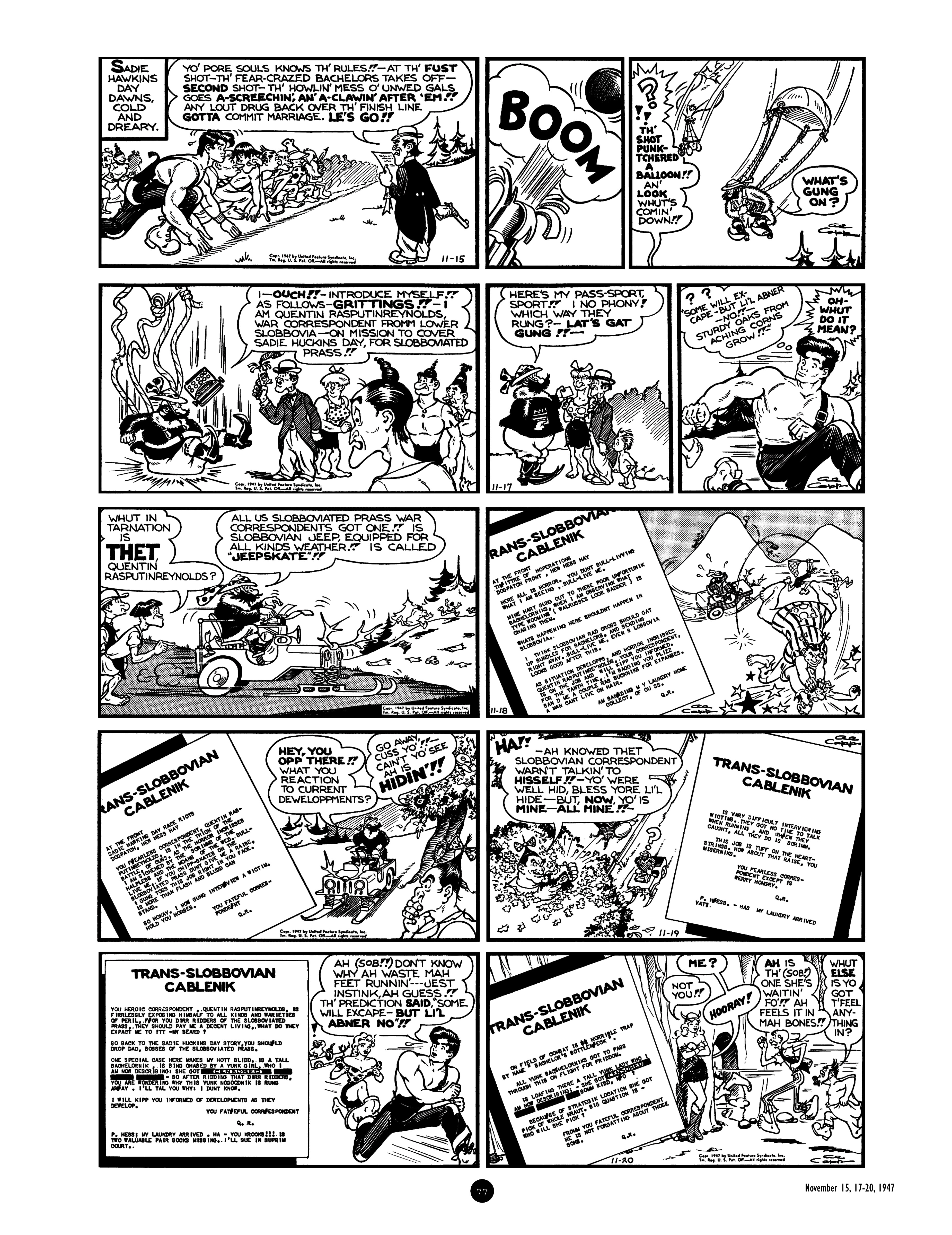 Read online Al Capp's Li'l Abner Complete Daily & Color Sunday Comics comic -  Issue # TPB 7 (Part 1) - 77