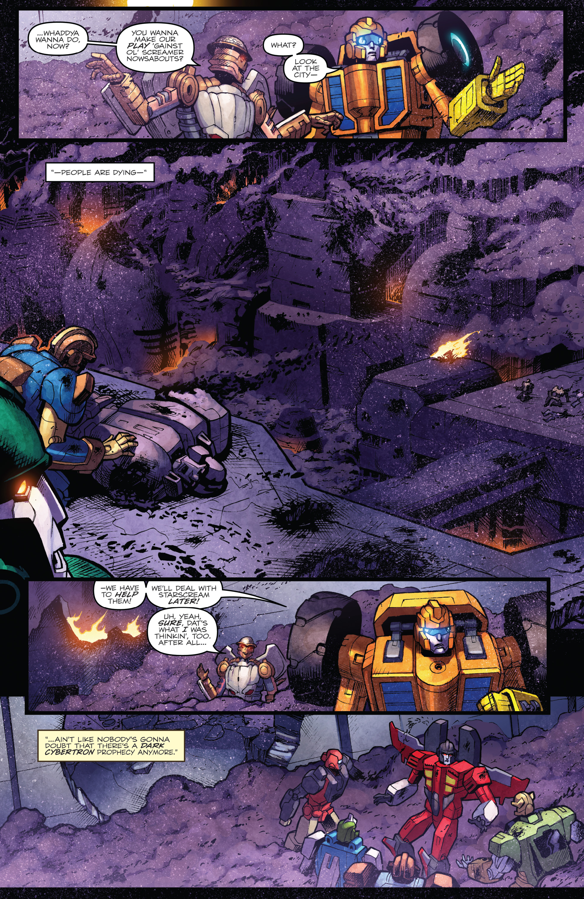 Read online The Transformers: Dark Cybertron comic -  Issue # Full - 74