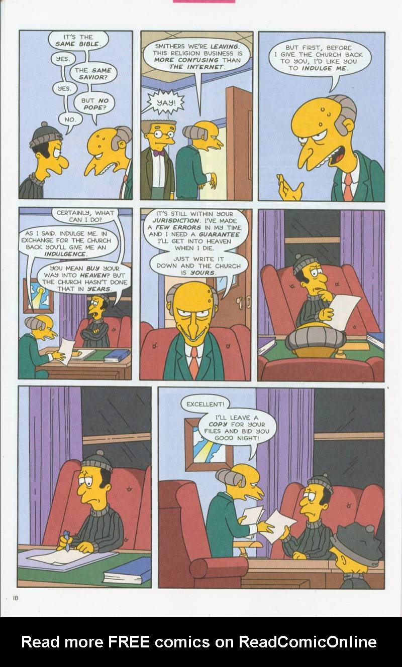 Read online Simpsons Comics comic -  Issue #69 - 19