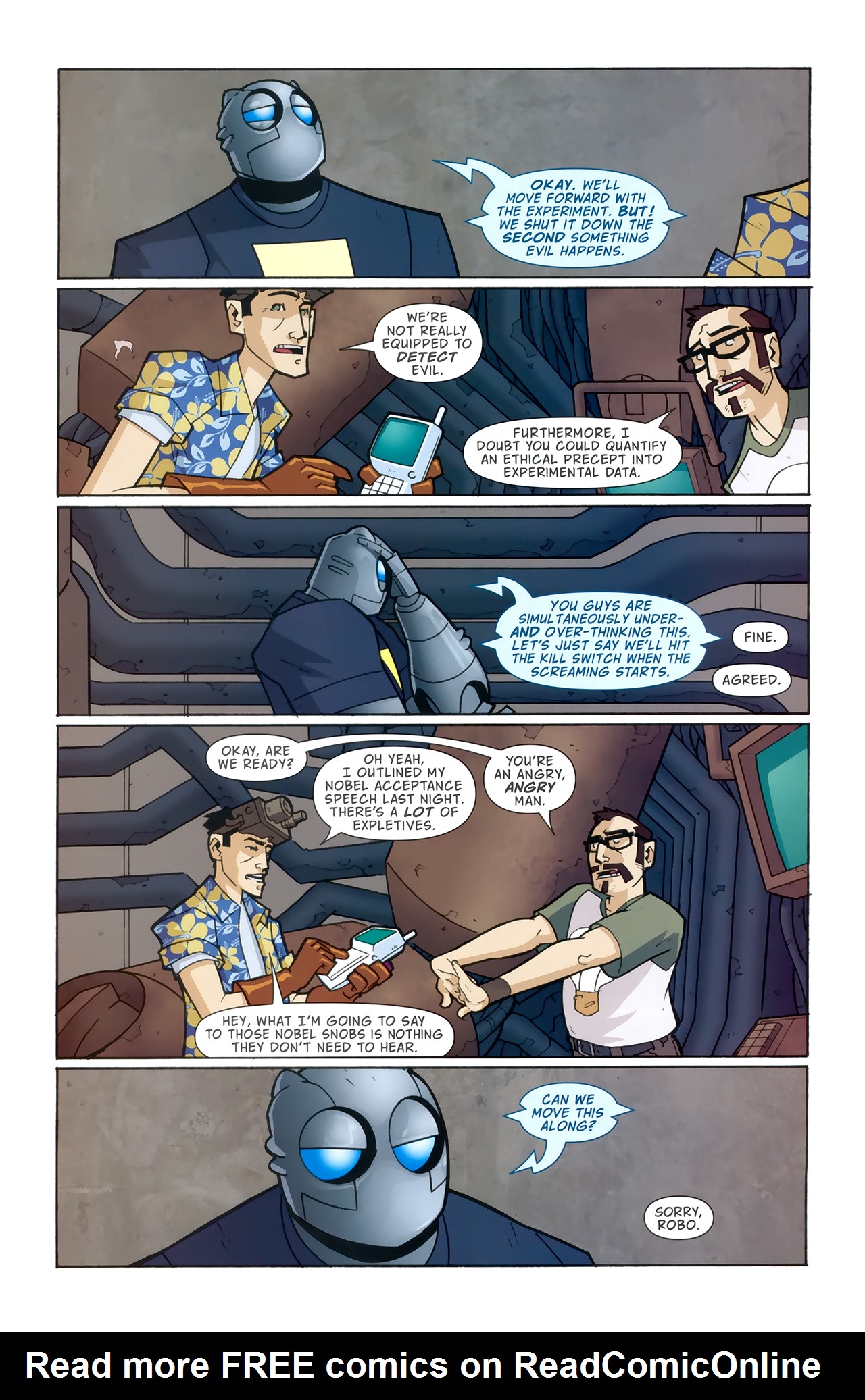 Read online Atomic Robo and the Shadow From Beyond Time comic -  Issue #5 - 7