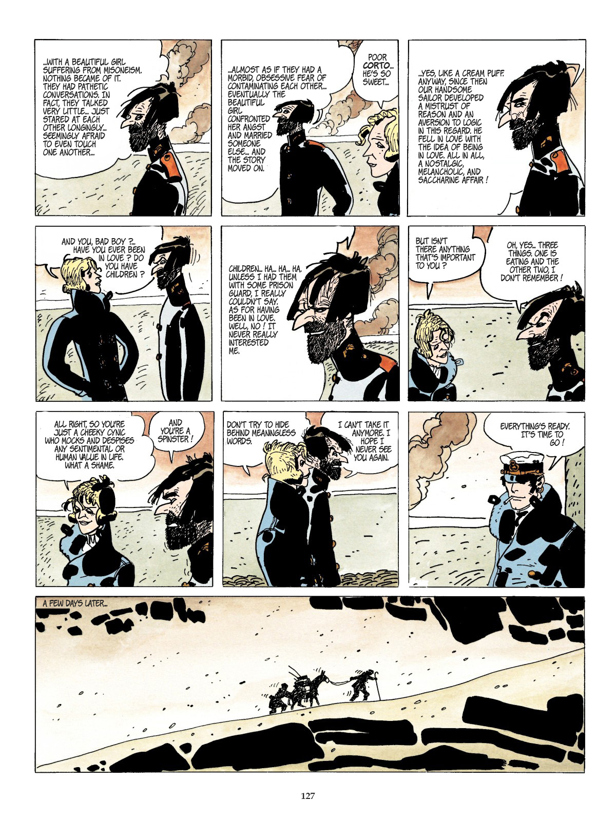 Read online Corto Maltese comic -  Issue # TPB 11 - 130