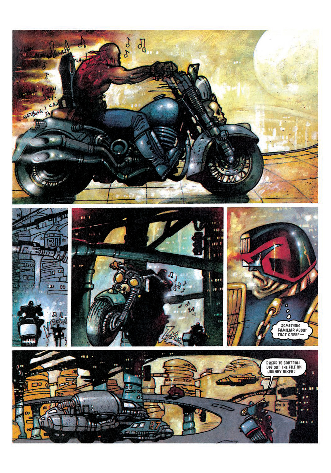 Read online Judge Dredd [Collections - Rebellion] comic -  Issue # TPB Judge Dredd - Heavy Metal Dredd - 38