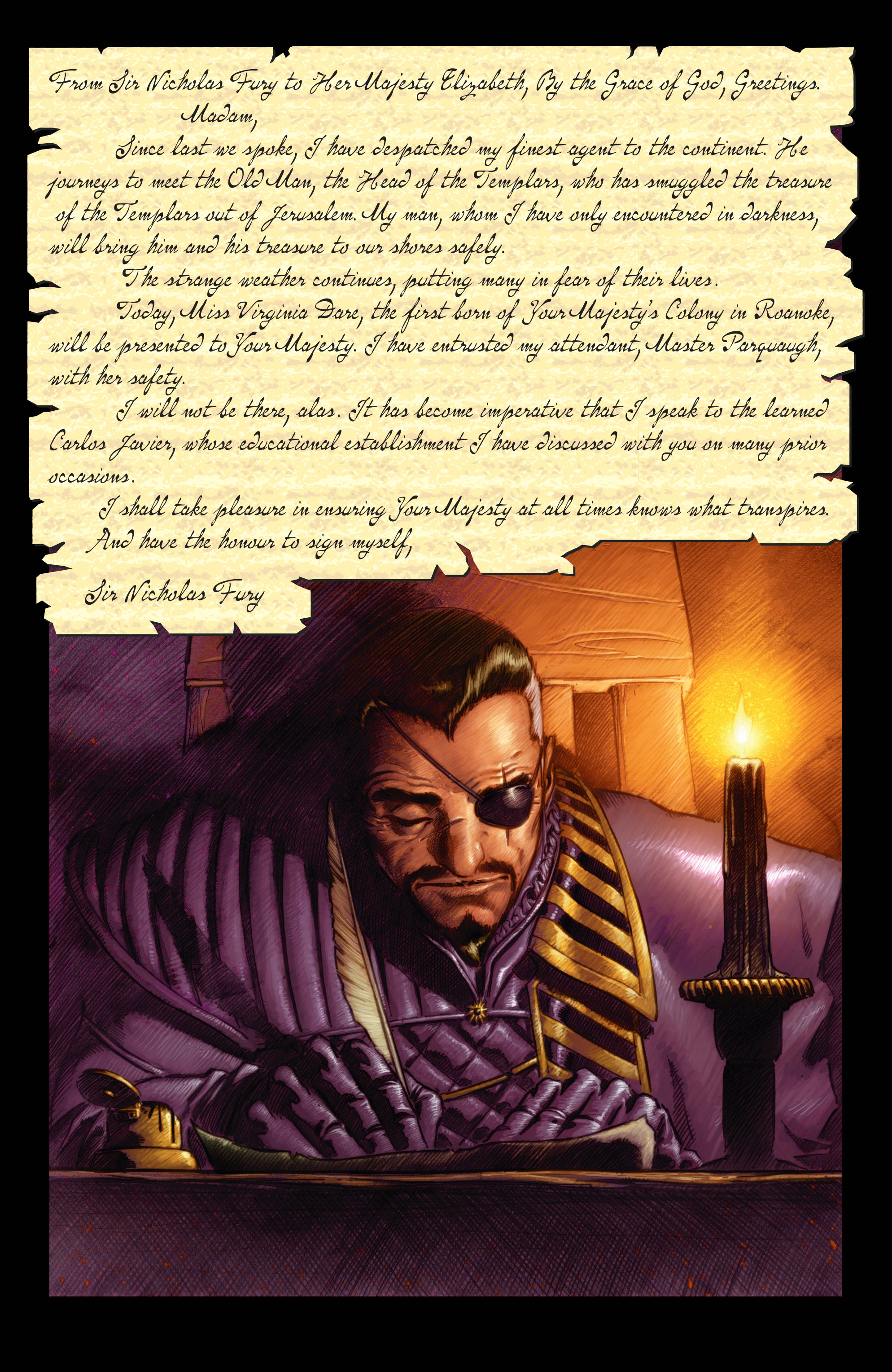 Read online Marvel 1602 comic -  Issue #2 - 3