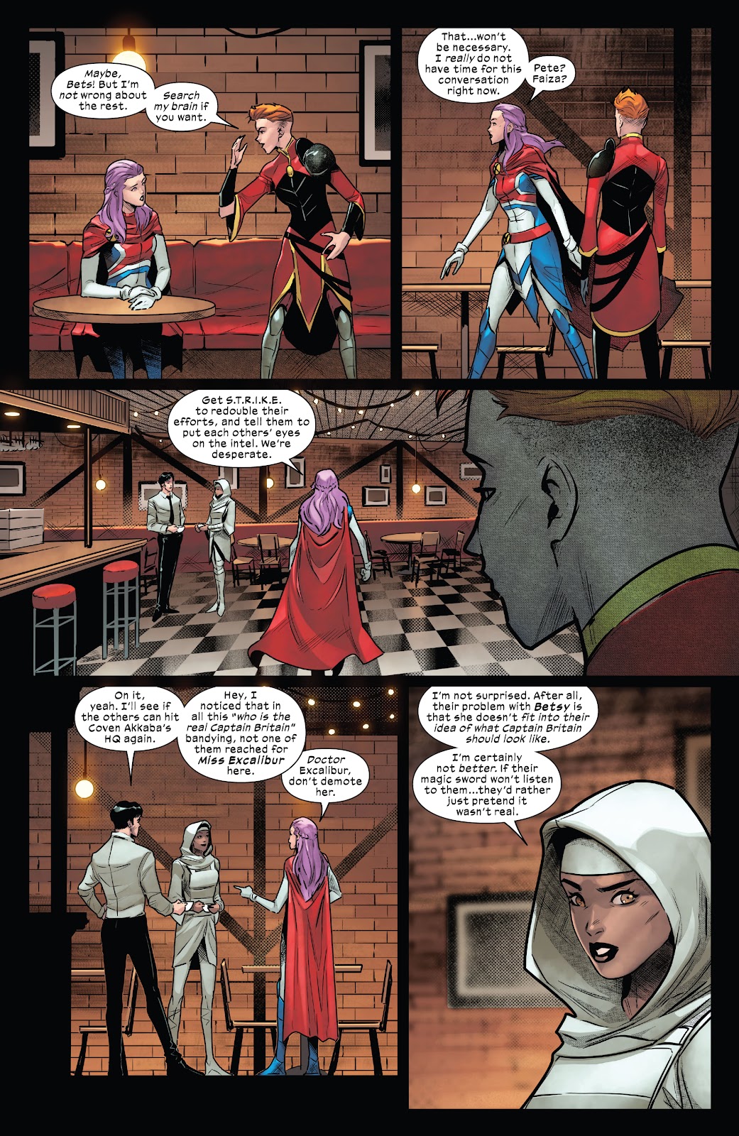 Betsy Braddock: Captain Britain issue 3 - Page 16