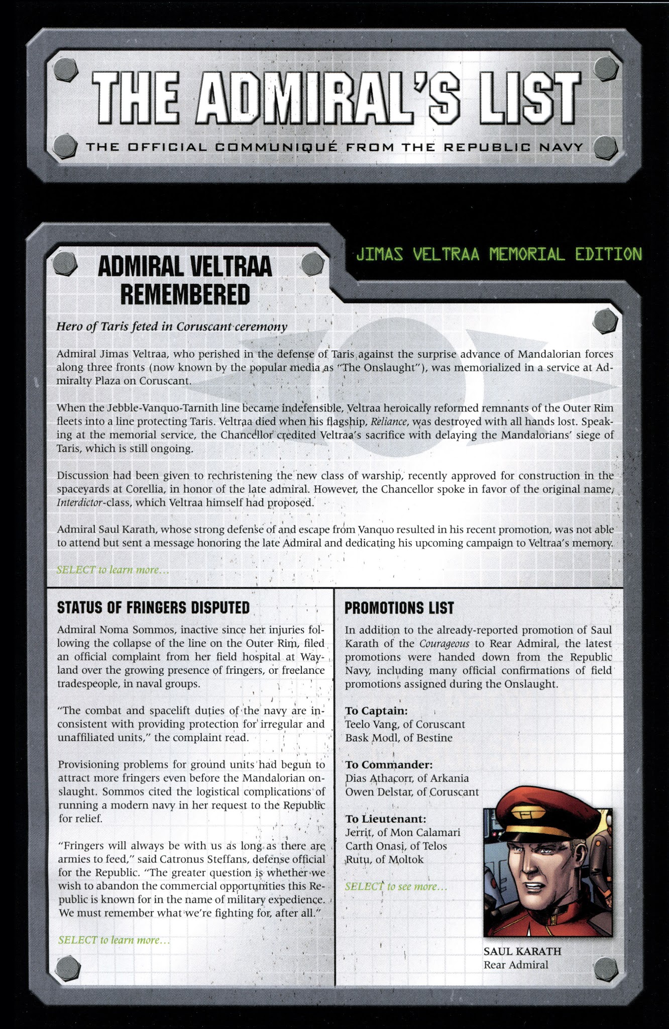 Read online Star Wars Legends: The Old Republic - Epic Collection comic -  Issue # TPB 1 (Part 4) - 13