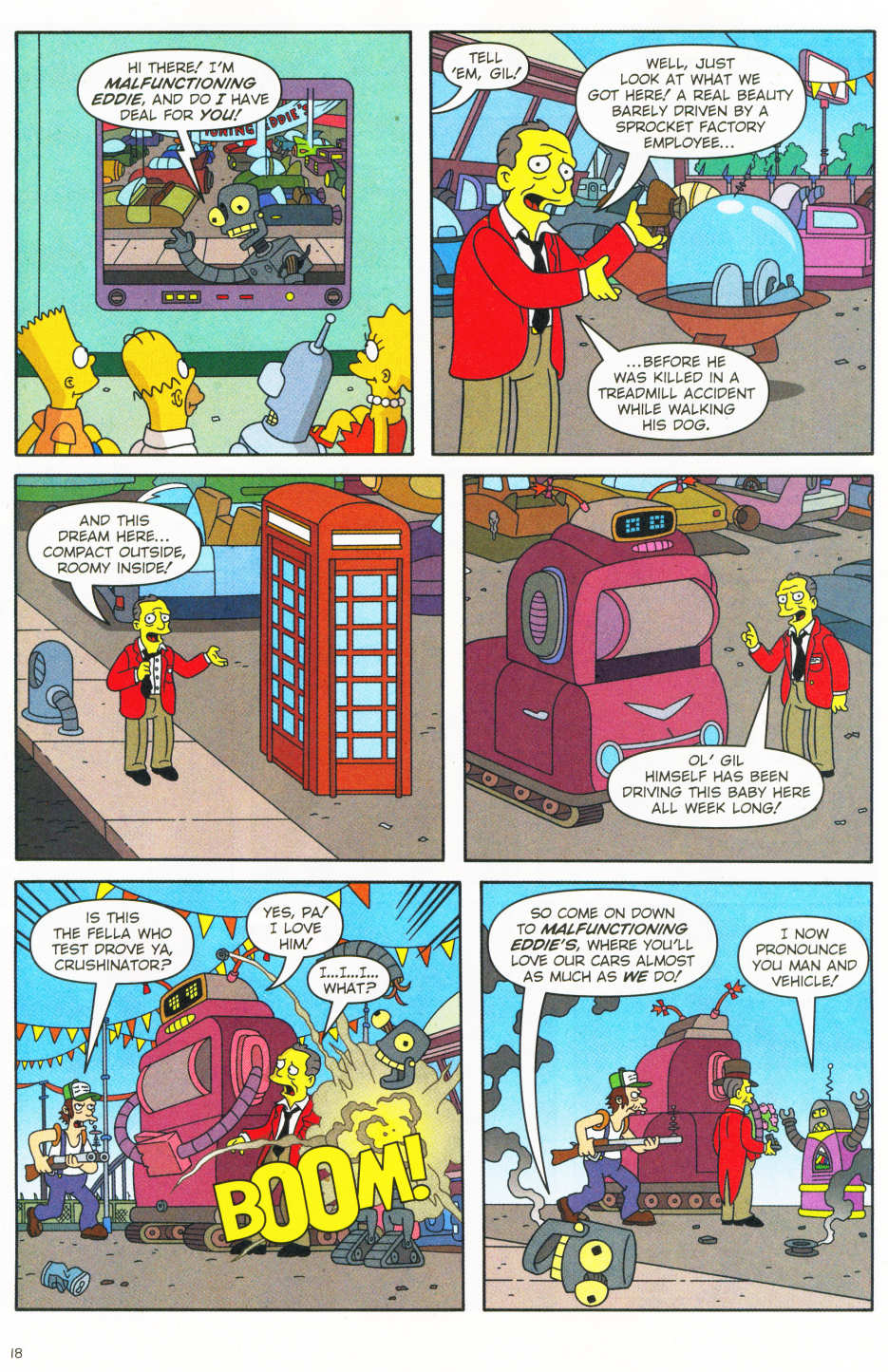 Read online The Simpsons/Futurama Crossover Crisis II comic -  Issue #1 - 19