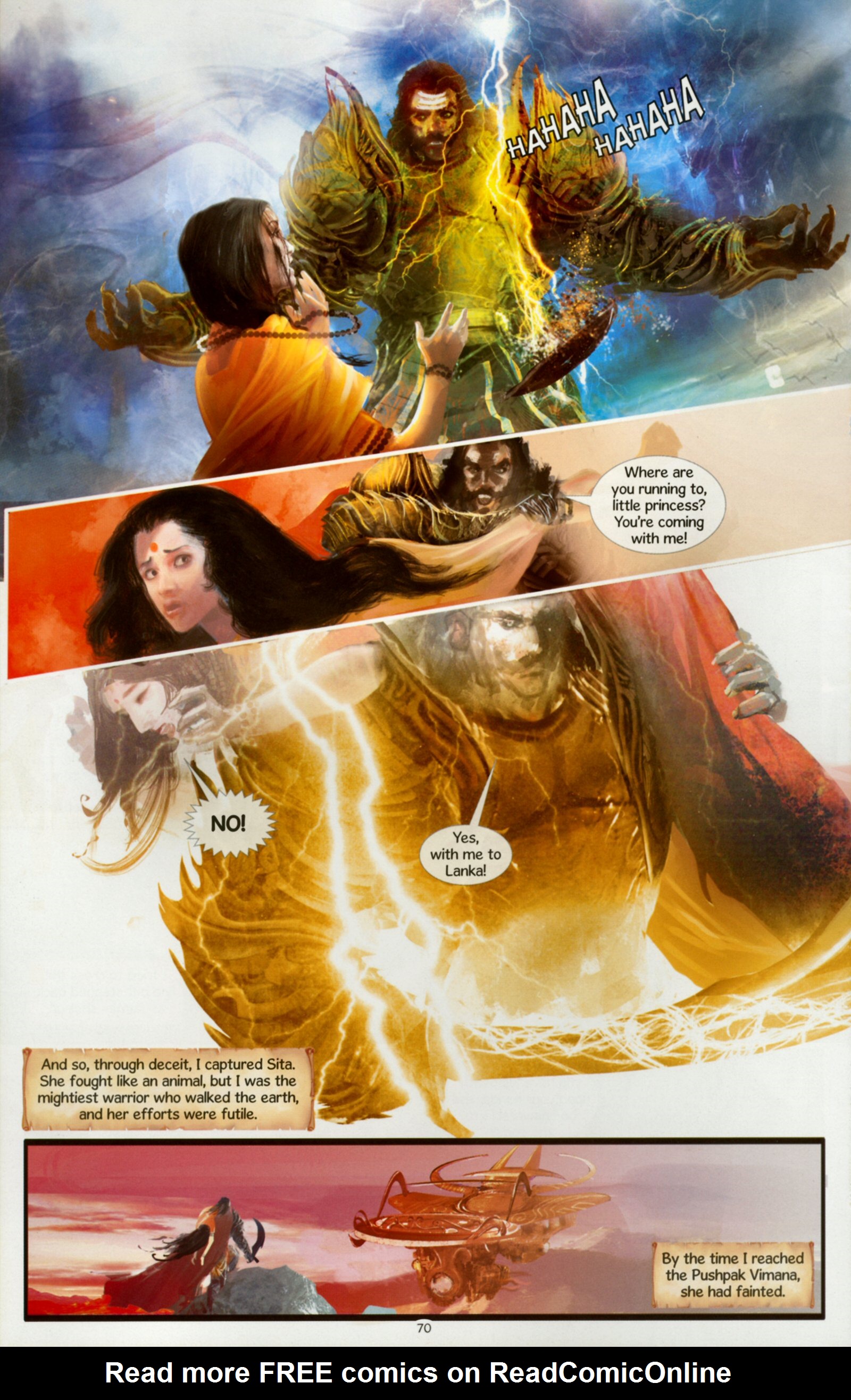 Read online Ravana: Roar of the Demon King comic -  Issue # Full - 73