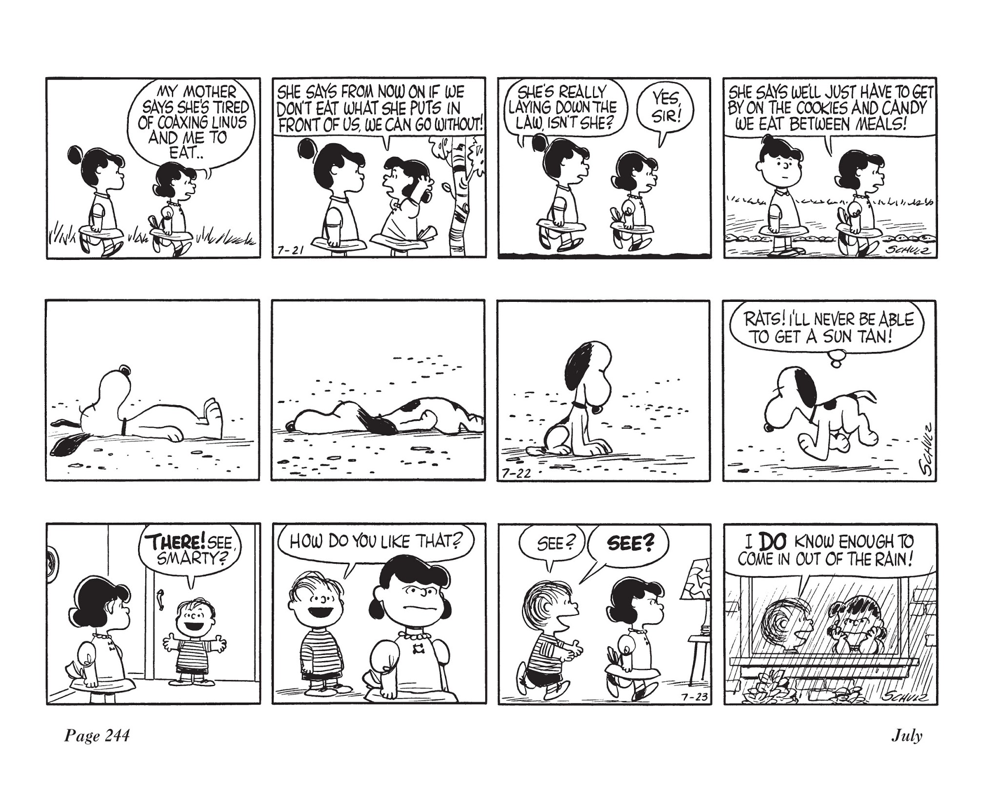 Read online The Complete Peanuts comic -  Issue # TPB 4 - 258