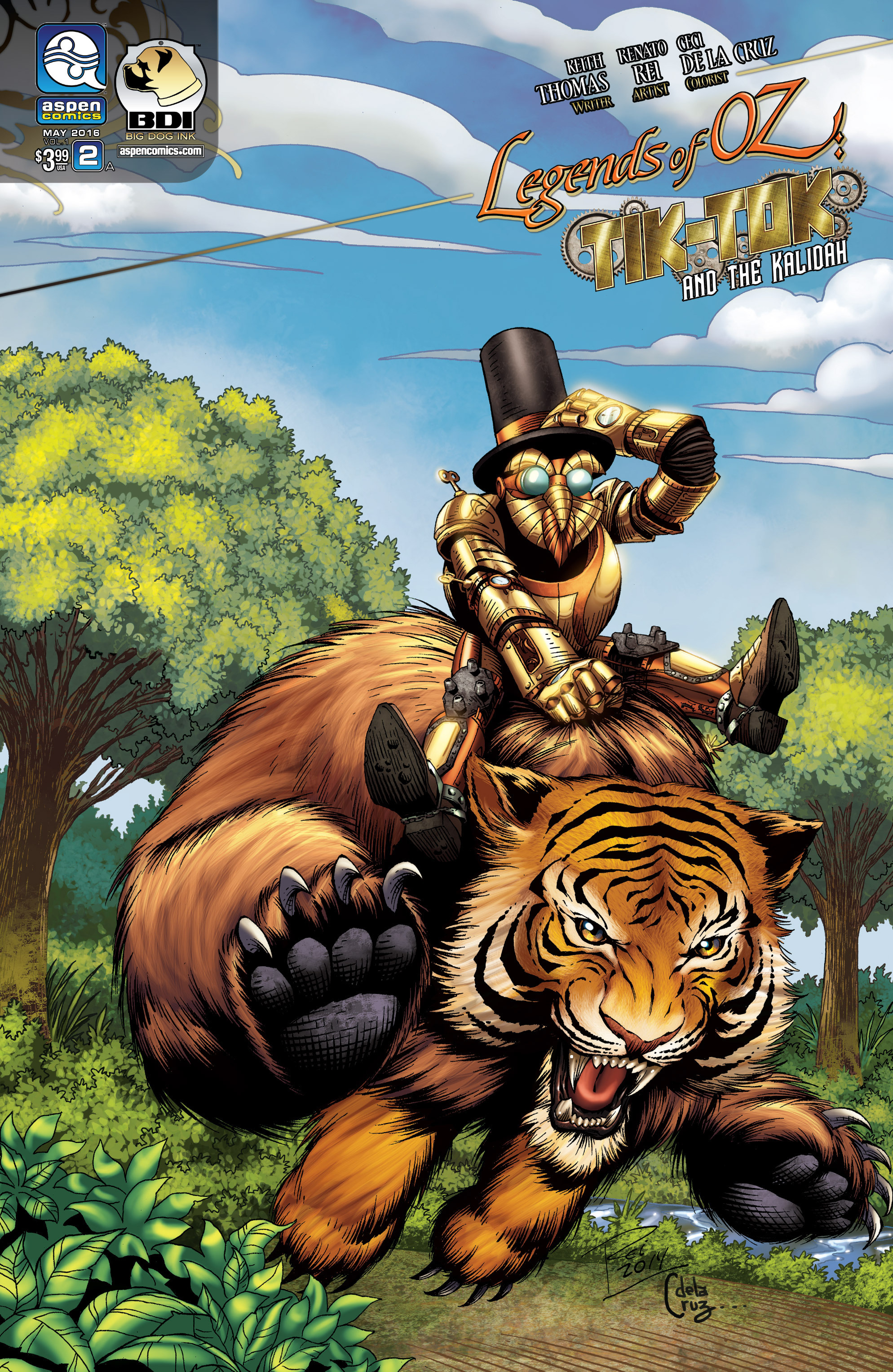 Read online Legends of Oz: Tik-Tok and the Kalidah comic -  Issue #2 - 1