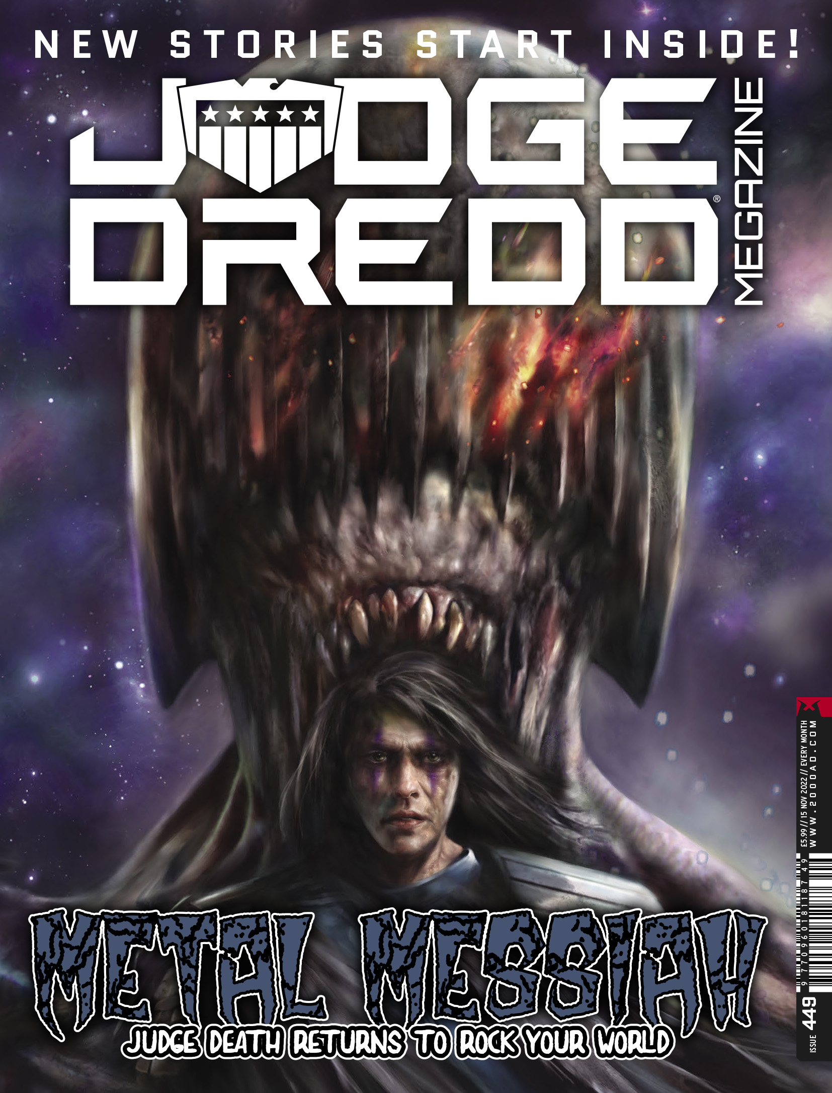 Read online Judge Dredd Megazine (Vol. 5) comic -  Issue #449 - 1