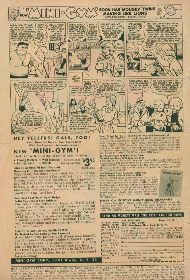 Read online Boy Comics comic -  Issue #54 - 2