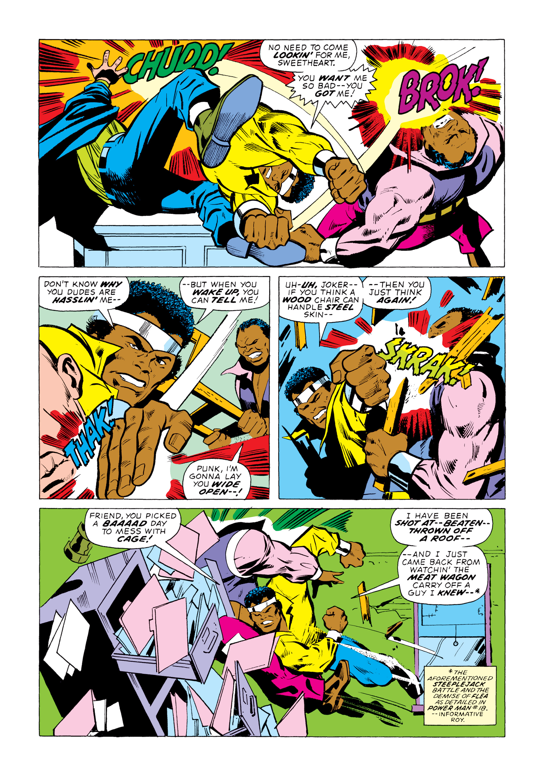 Read online Marvel Masterworks: Luke Cage, Power Man comic -  Issue # TPB 2 (Part 1) - 54