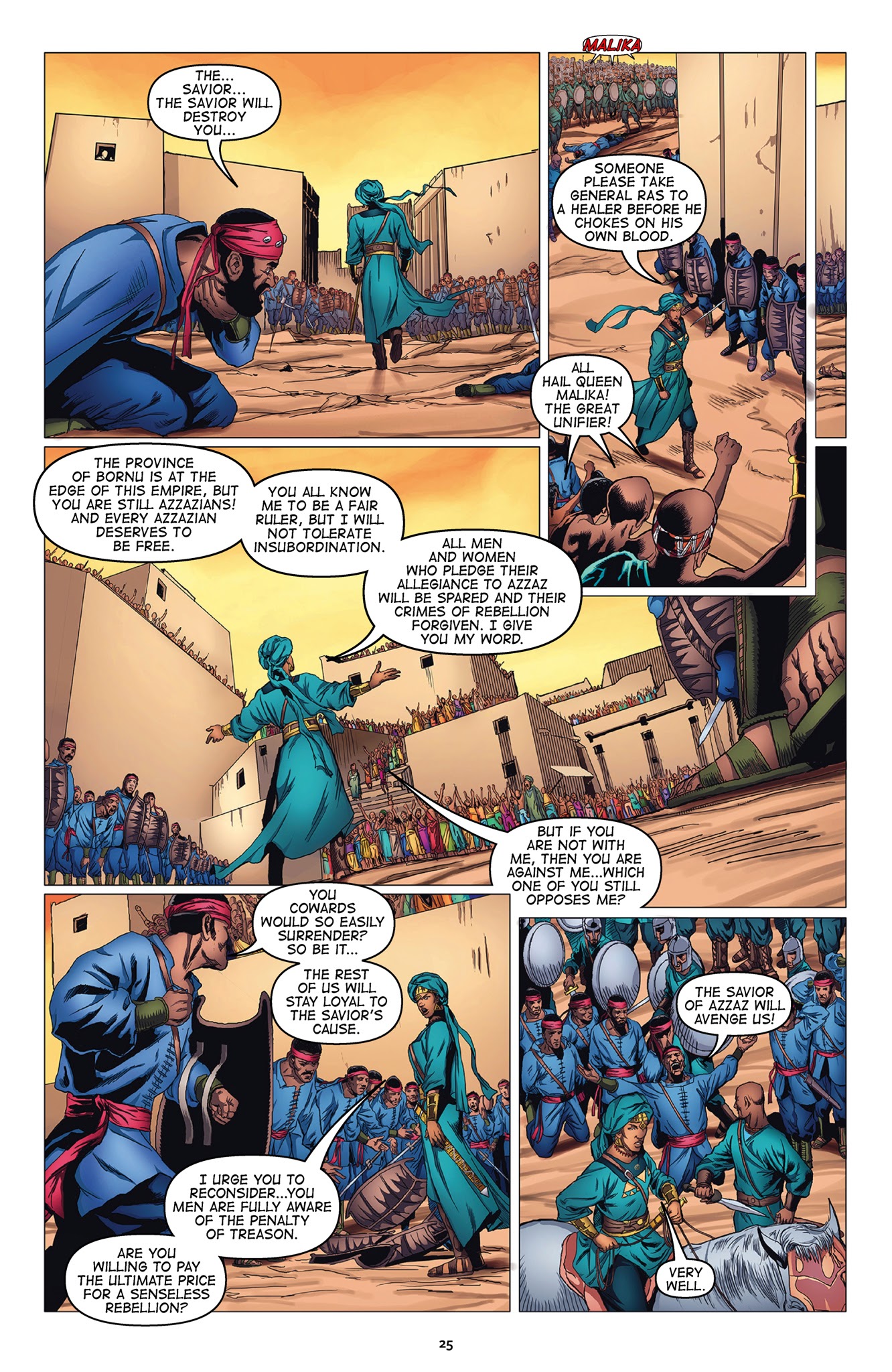 Read online Malika: Warrior Queen comic -  Issue # TPB 1 (Part 1) - 27