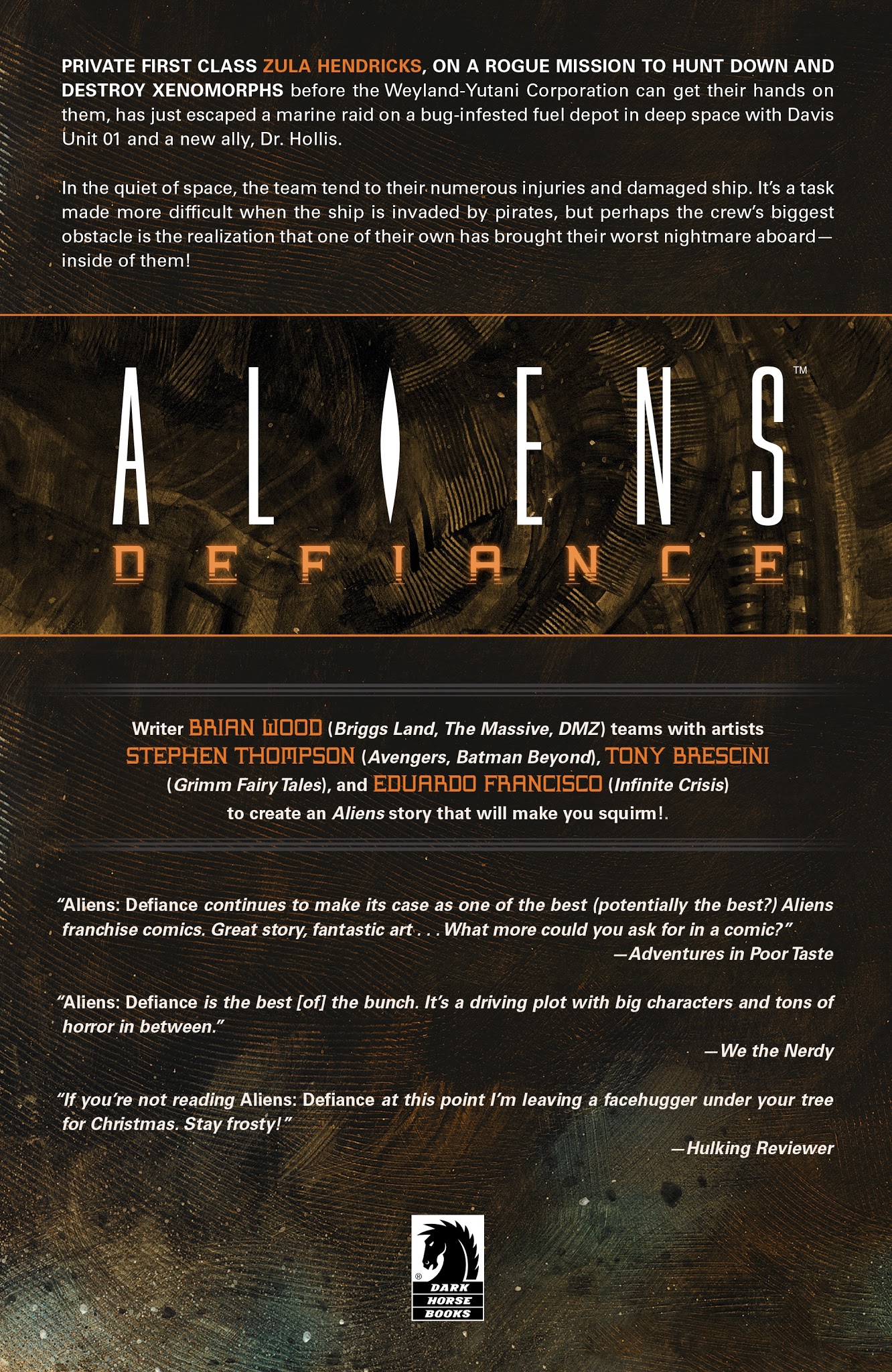 Read online Aliens: Defiance comic -  Issue # _TPB 2 - 150