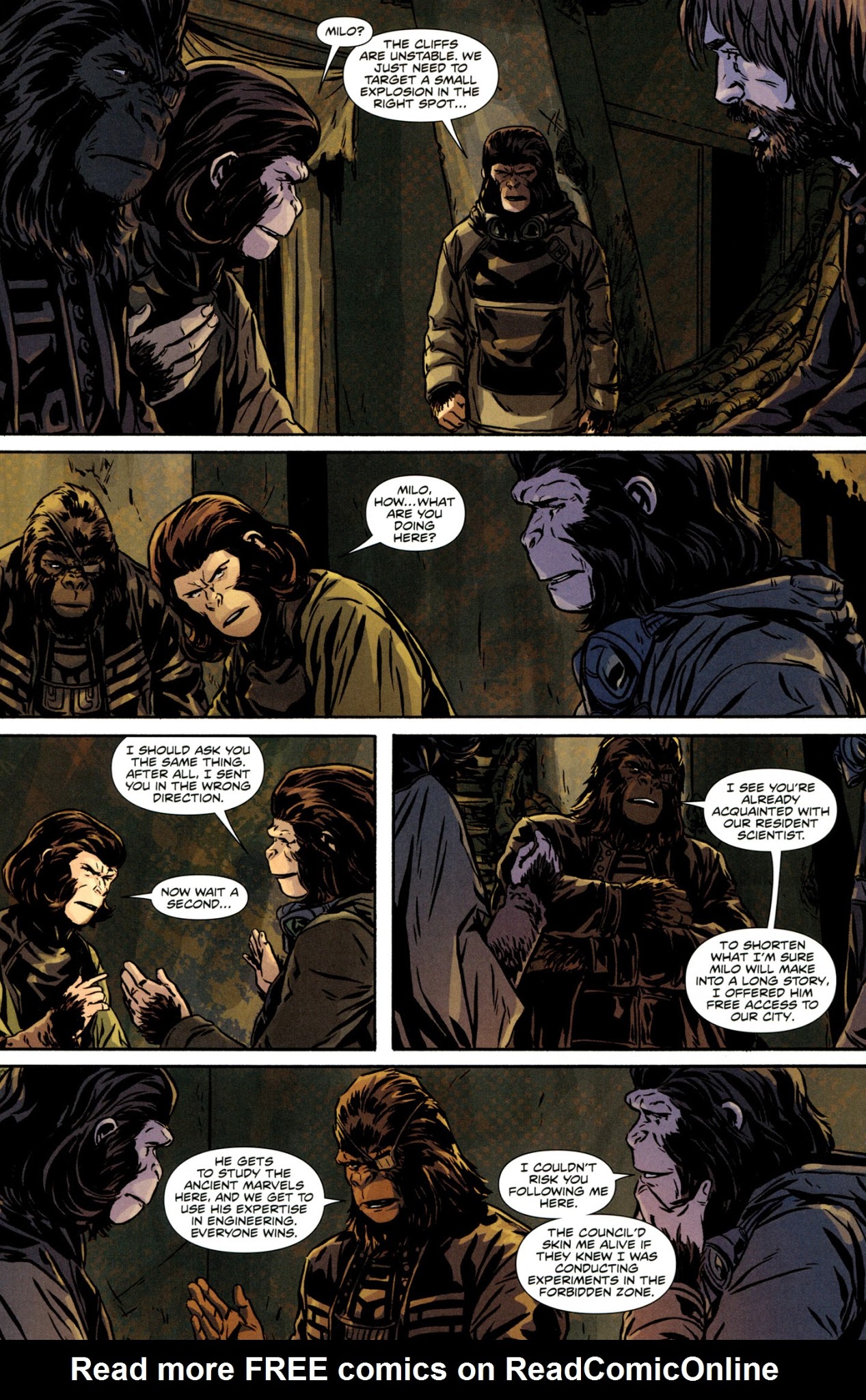 Read online Exile on the Planet of the Apes comic -  Issue #3 - 18