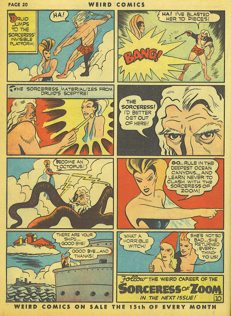Read online Weird Comics comic -  Issue #10 - 21