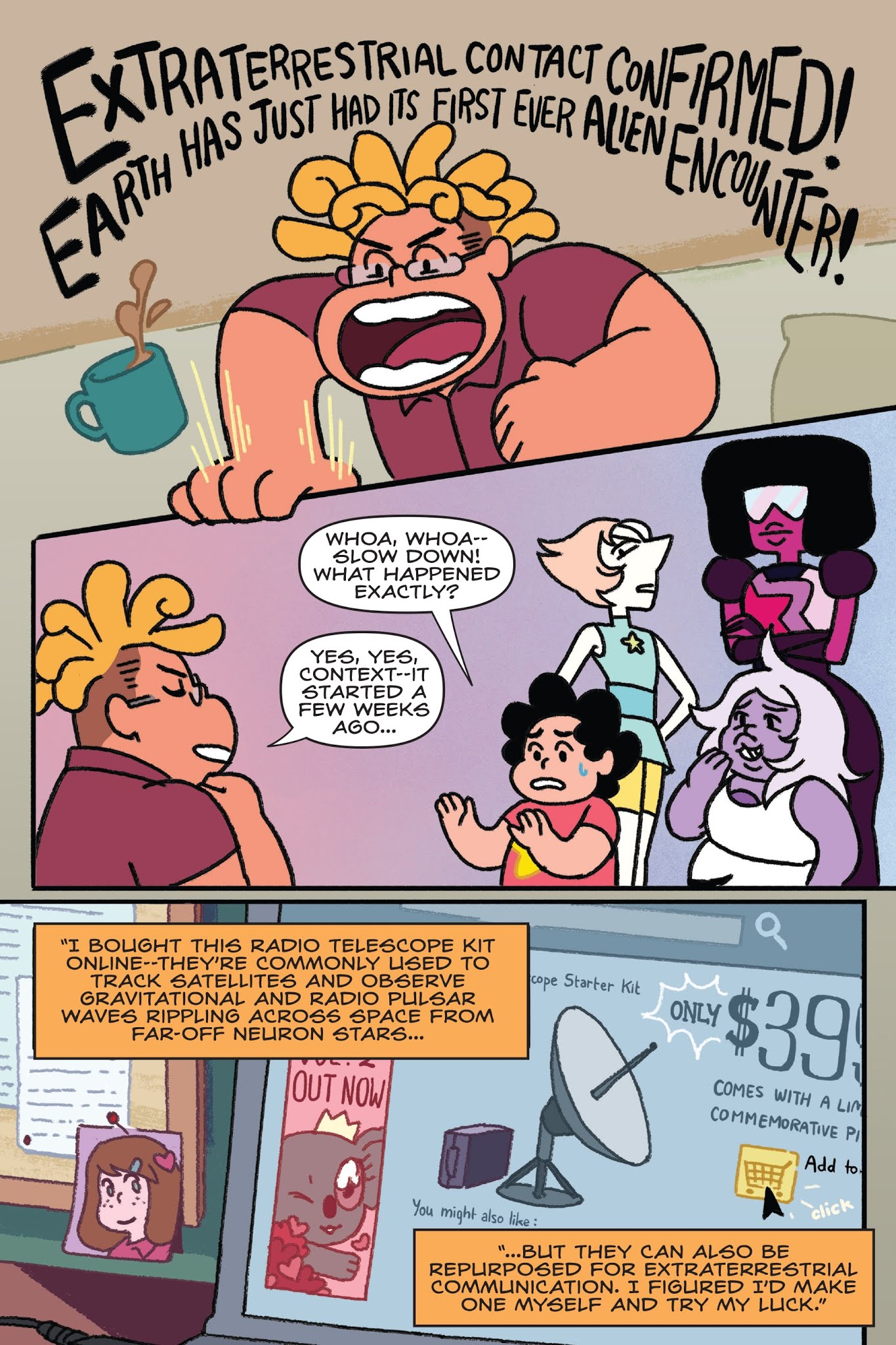 Read online Steven Universe: Anti-Gravity comic -  Issue # TPB - 8