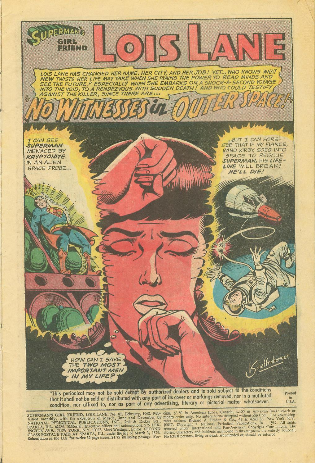 Read online Superman's Girl Friend, Lois Lane comic -  Issue #81 - 3