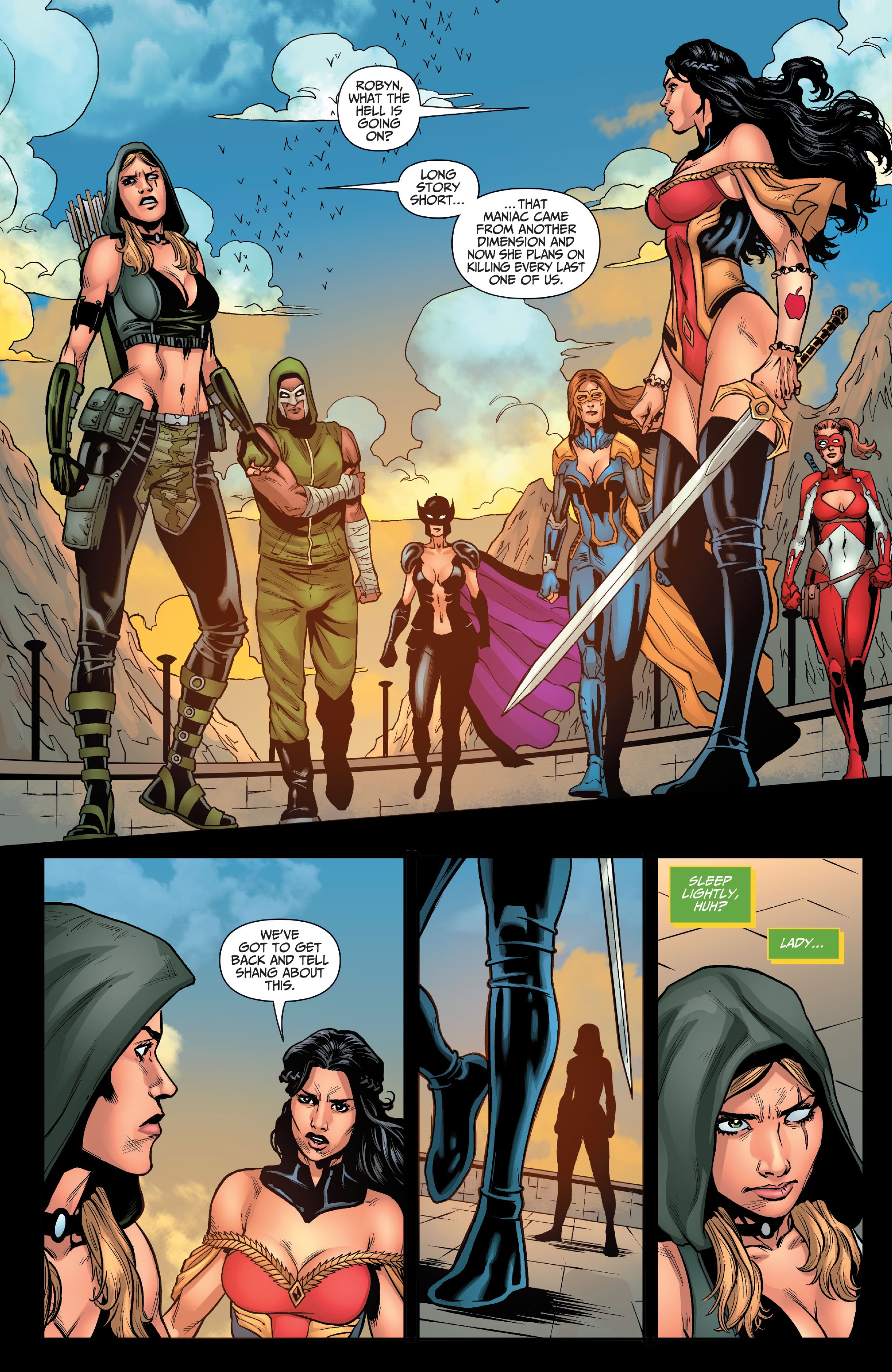 Read online Robyn Hood Annual: The Swarm comic -  Issue # Full - 65