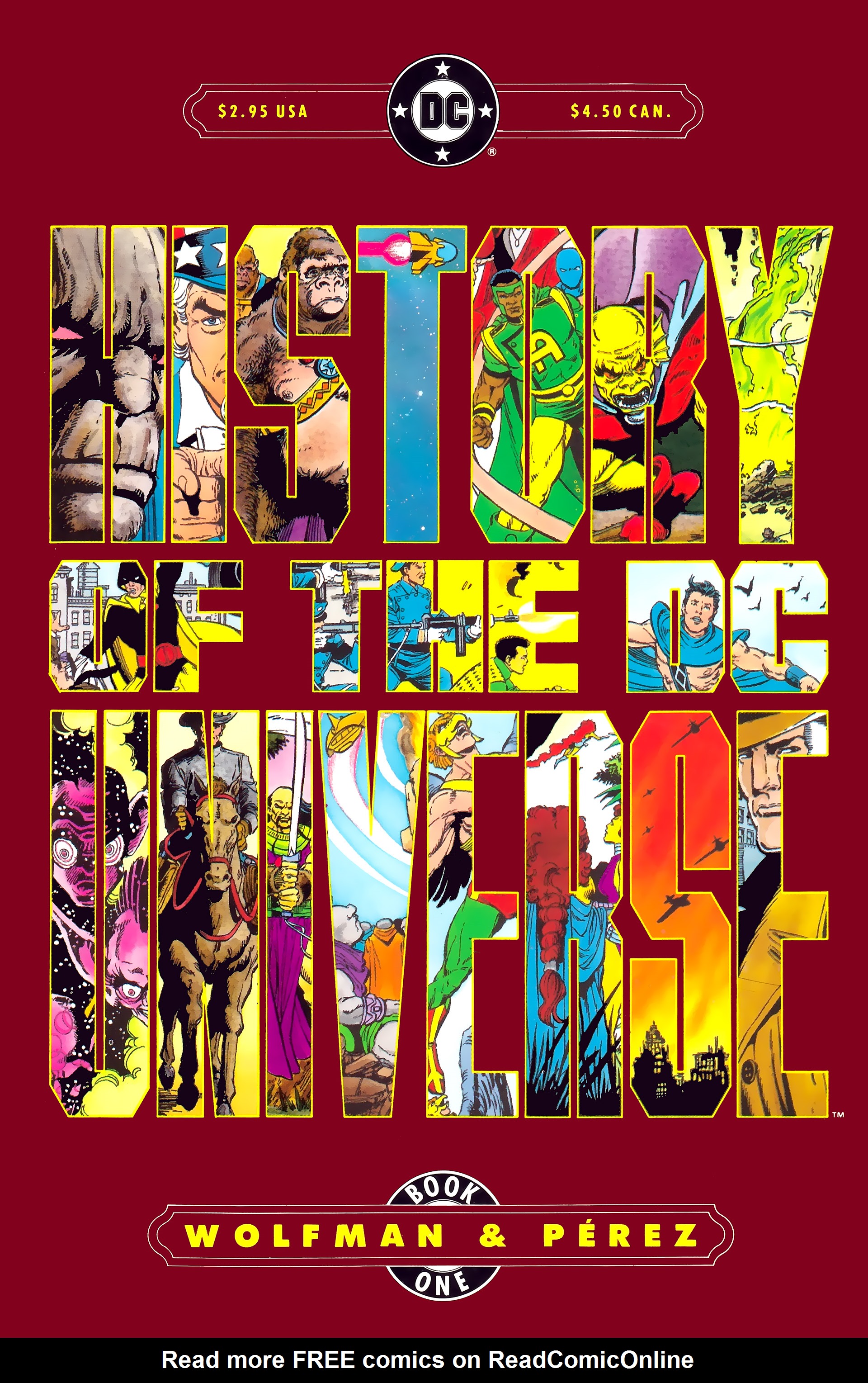 Read online History of the DC Universe comic -  Issue #1 - 1