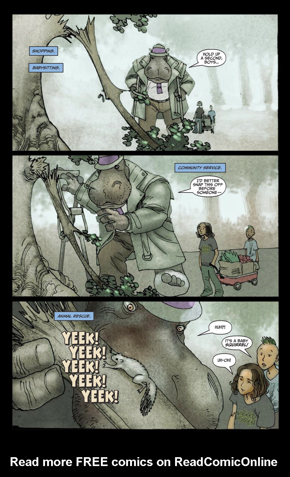 Read online Elephantmen comic -  Issue #9 - 10