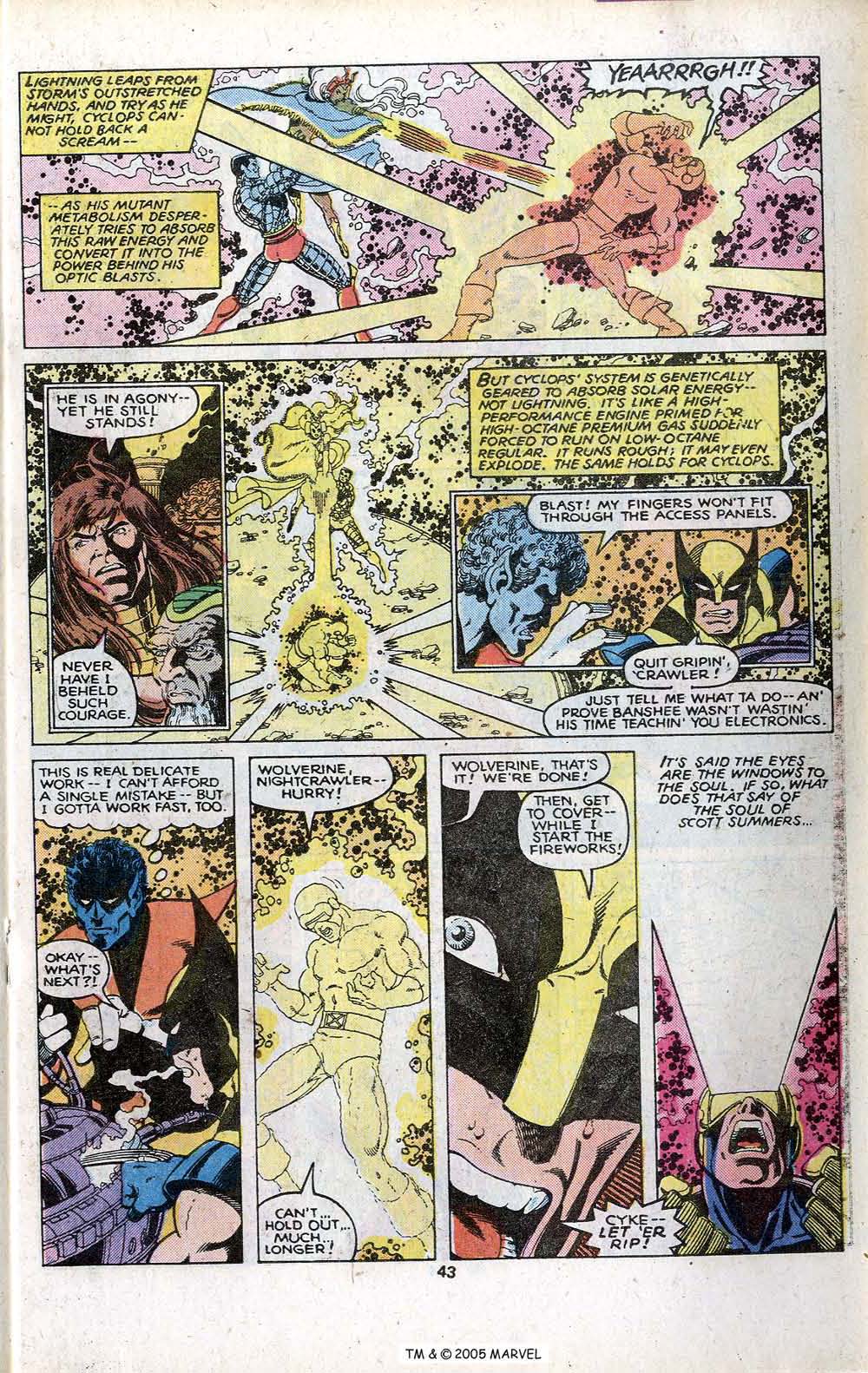 Uncanny X-Men (1963) issue Annual 3 - Page 45