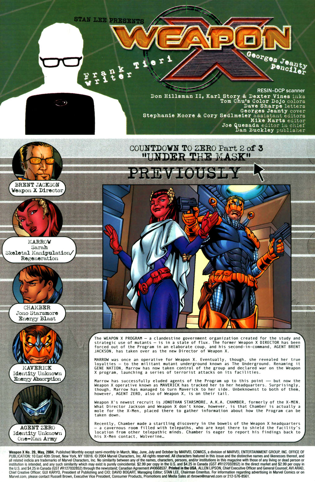 Read online Weapon X (2002) comic -  Issue #20 - 2