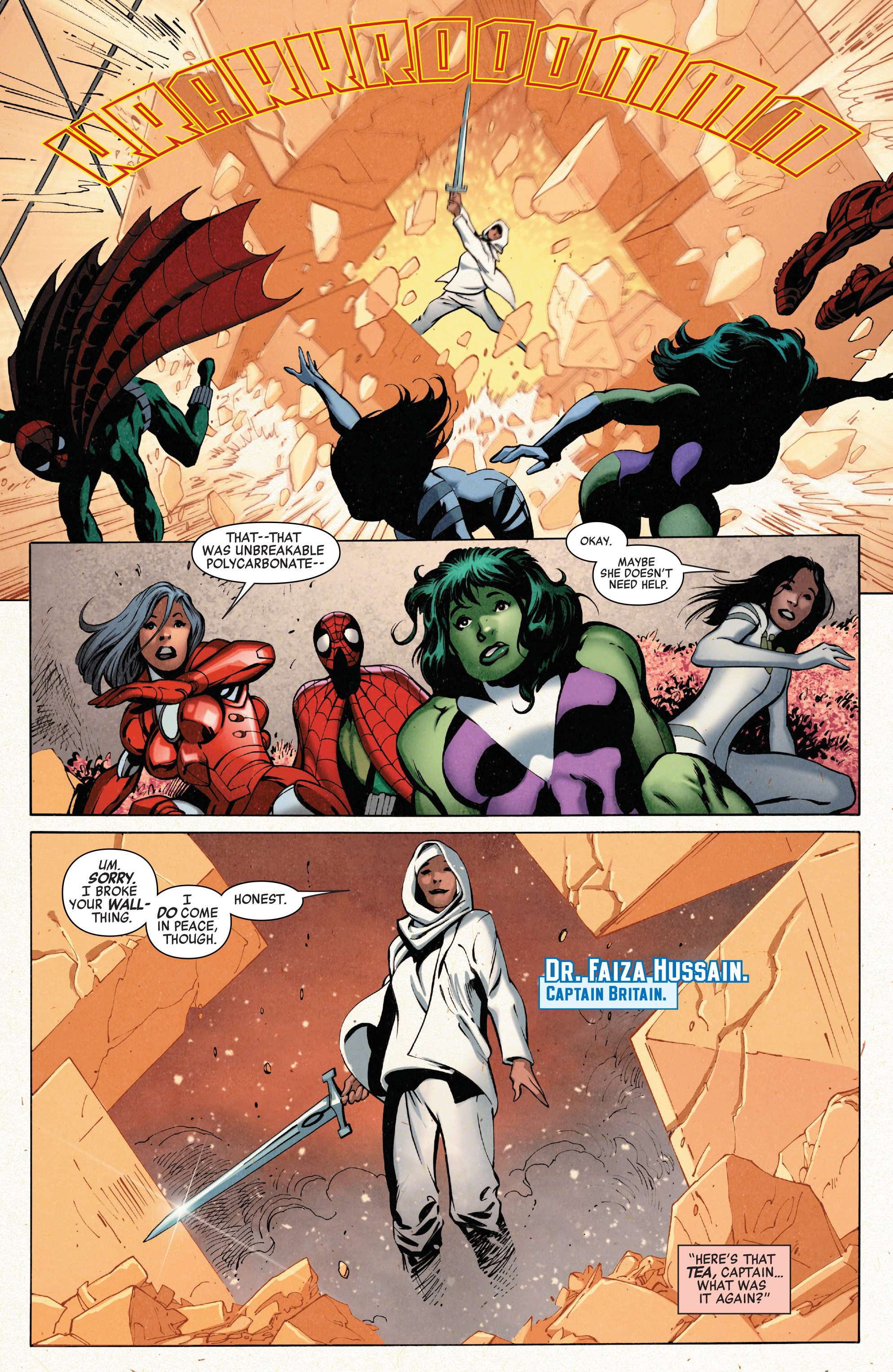Read online Captain Britain and the Mighty Defenders comic -  Issue #1 - 12