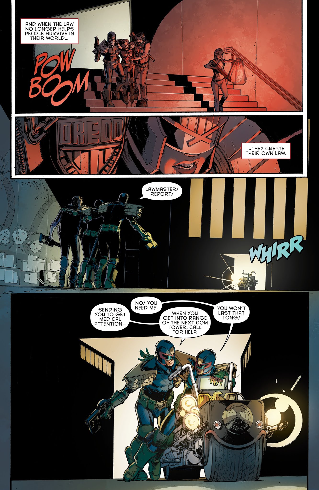 Read online Judge Dredd: Under Siege comic -  Issue #4 - 4
