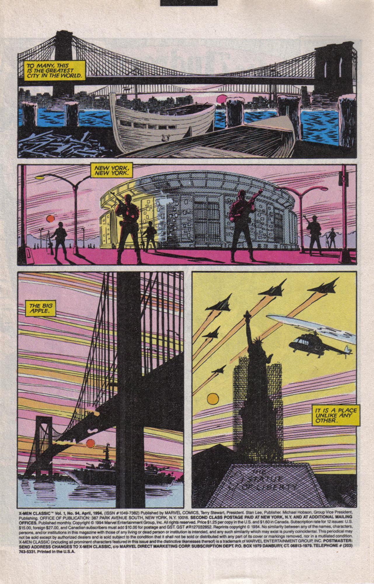 Read online X-Men Classic comic -  Issue #94 - 2