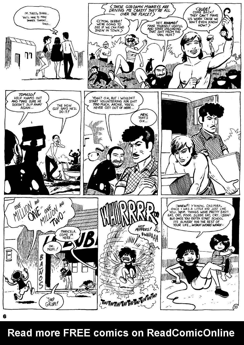Read online Love and Rockets (1982) comic -  Issue #23 - 8
