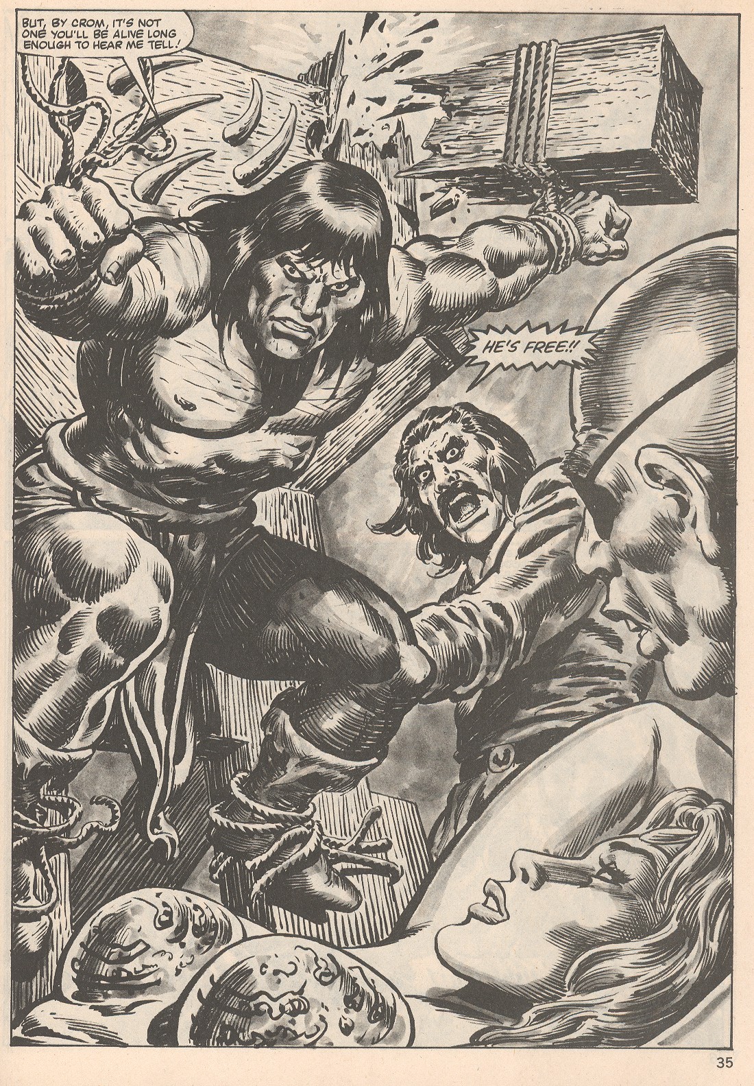 Read online The Savage Sword Of Conan comic -  Issue #104 - 35