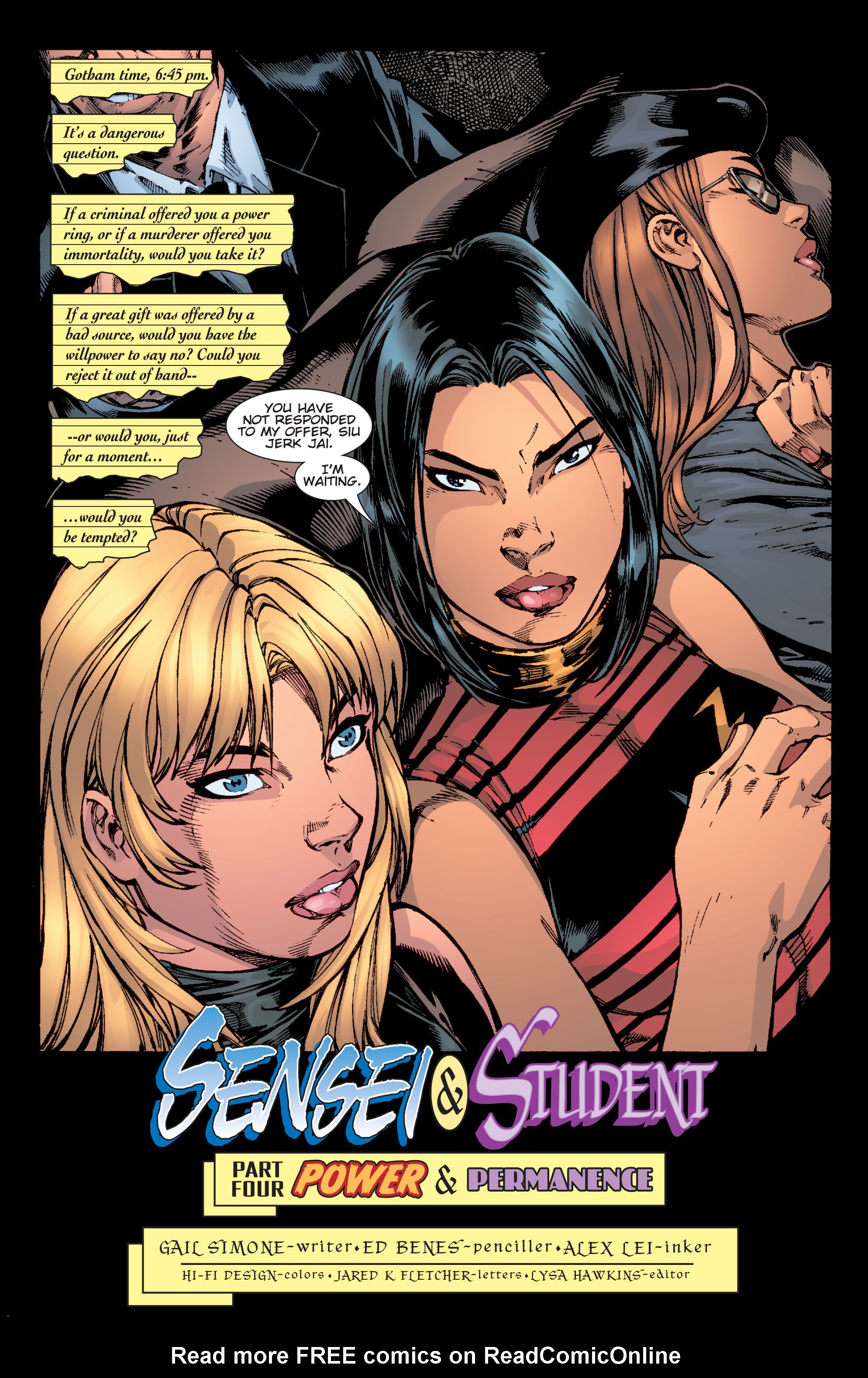 Read online Birds of Prey (1999) comic -  Issue #65 - 5