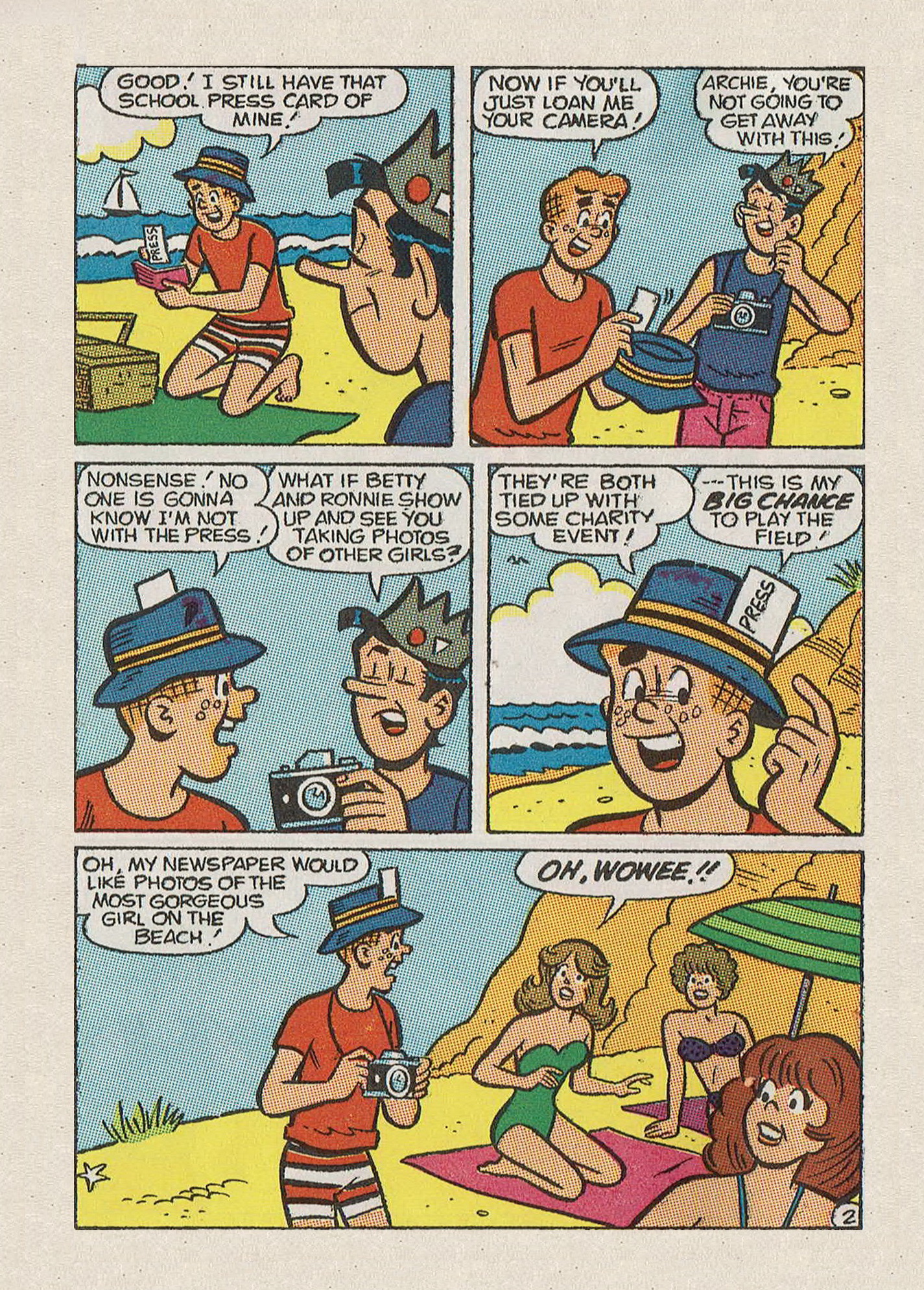 Read online Jughead Jones Comics Digest comic -  Issue #70 - 76