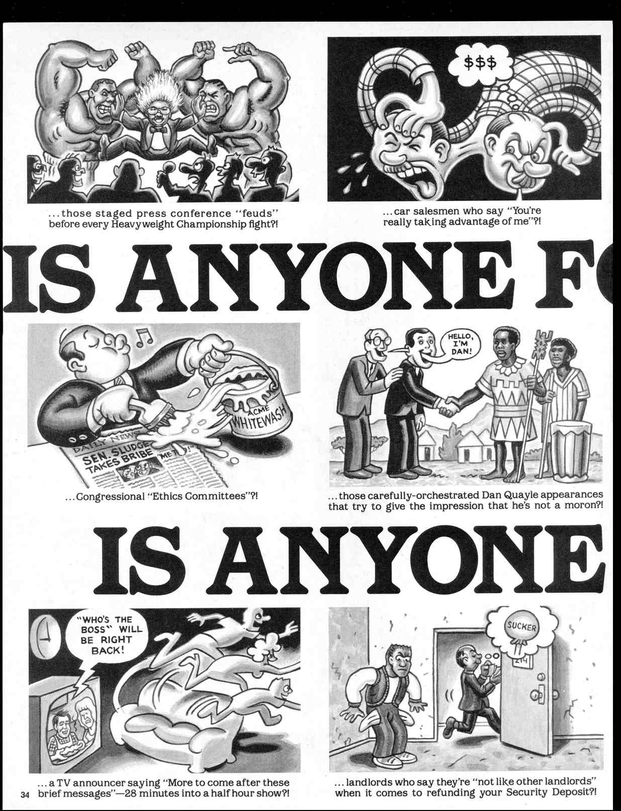 Read online MAD comic -  Issue #312 - 36