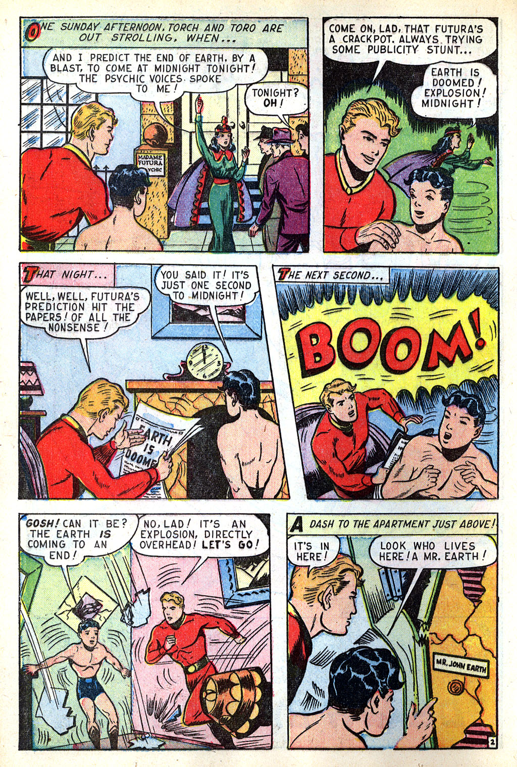 Read online The Human Torch (1940) comic -  Issue #25 - 16
