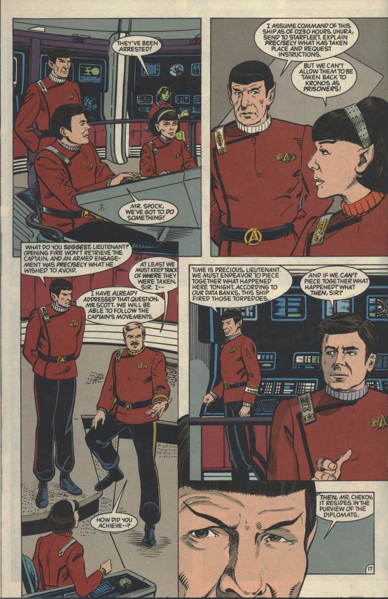 Read online Star Trek VI: The Undiscovered Country comic -  Issue # Full - 19