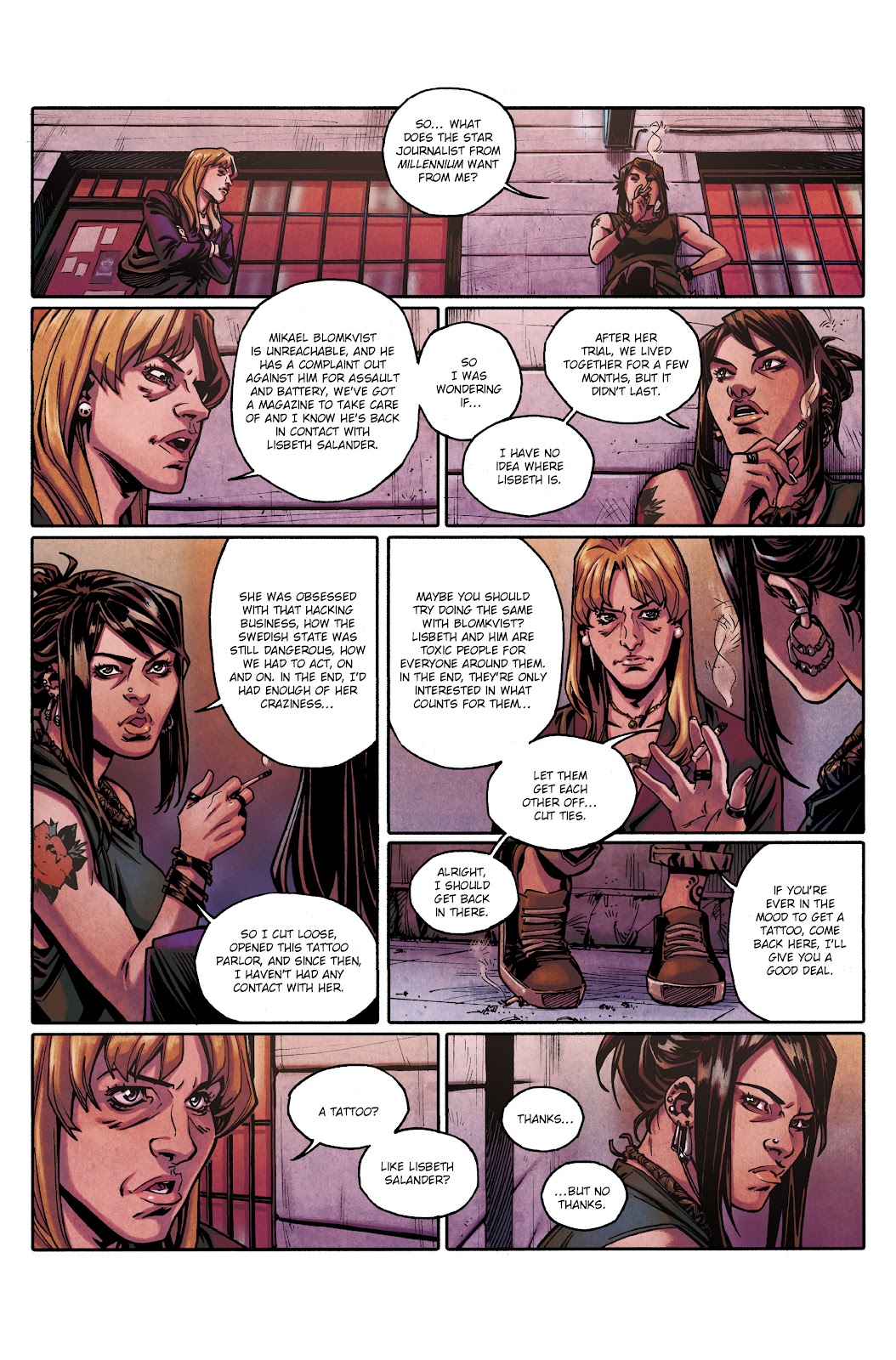 Millennium: The Girl Who Danced With Death issue 2 - Page 36