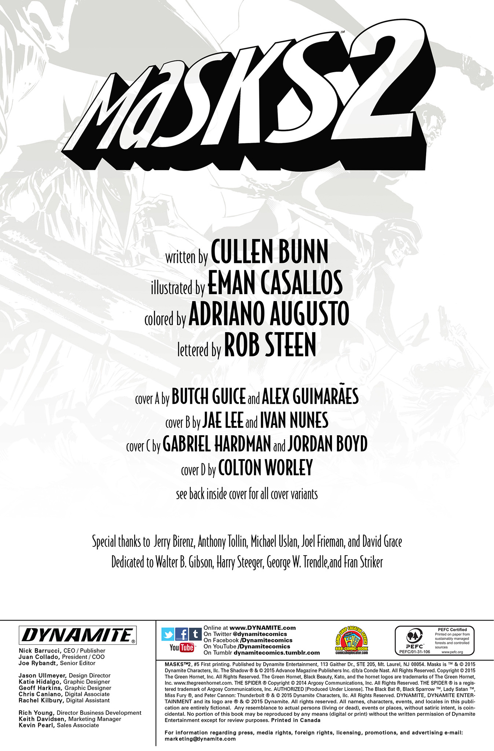 Read online Masks 2 comic -  Issue #5 - 5