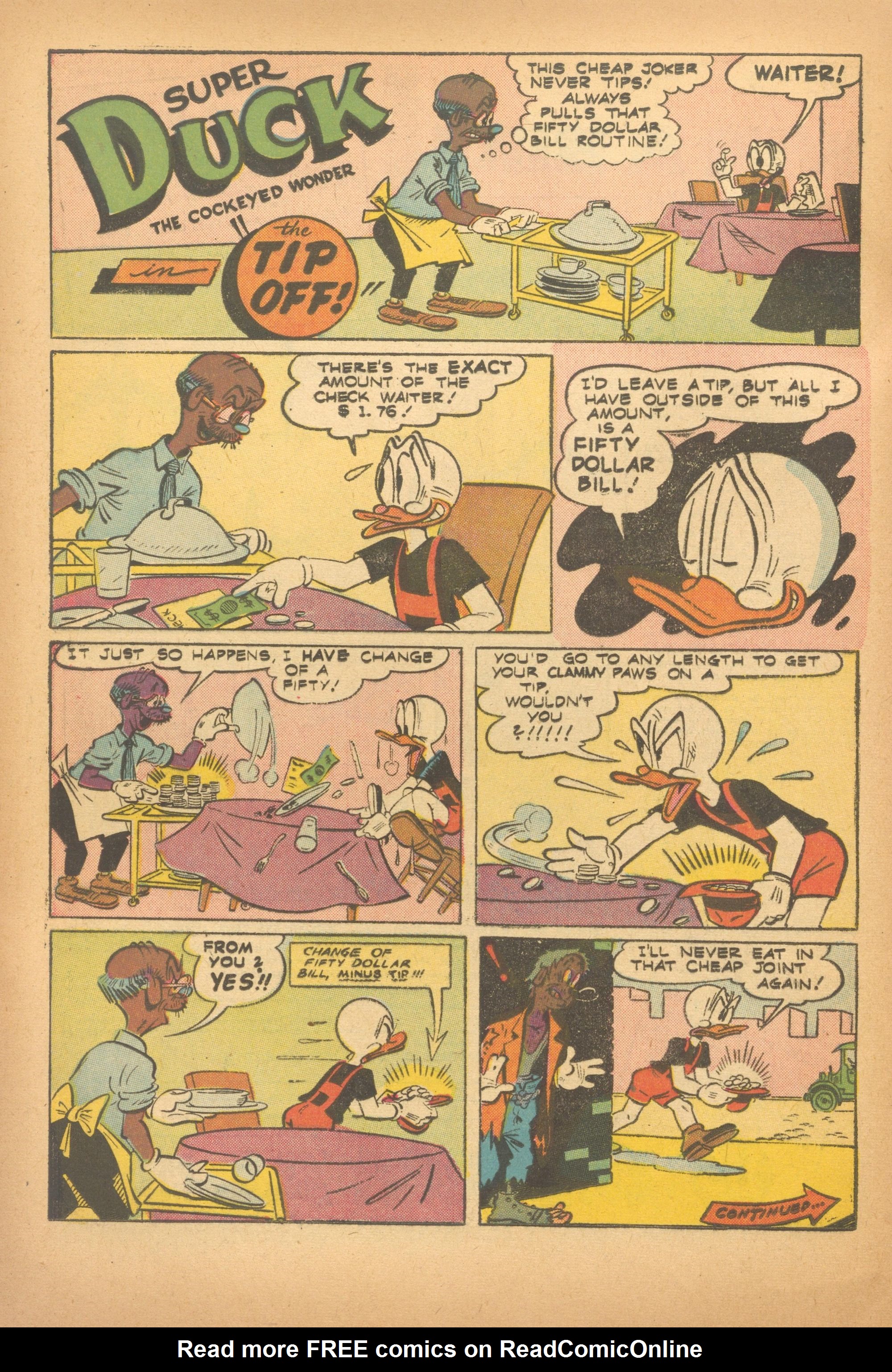 Read online Super Duck Comics comic -  Issue #62 - 24