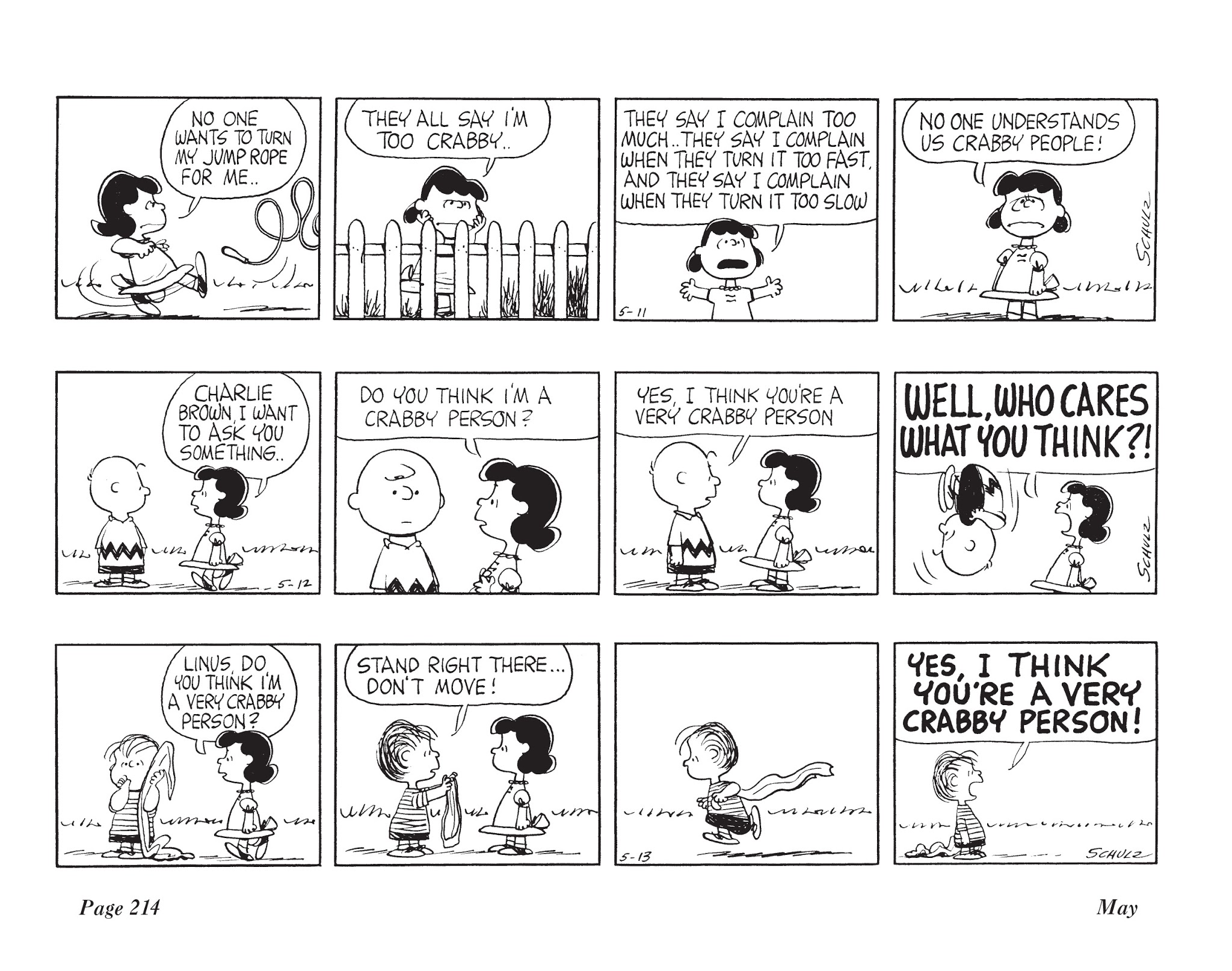 Read online The Complete Peanuts comic -  Issue # TPB 7 - 225