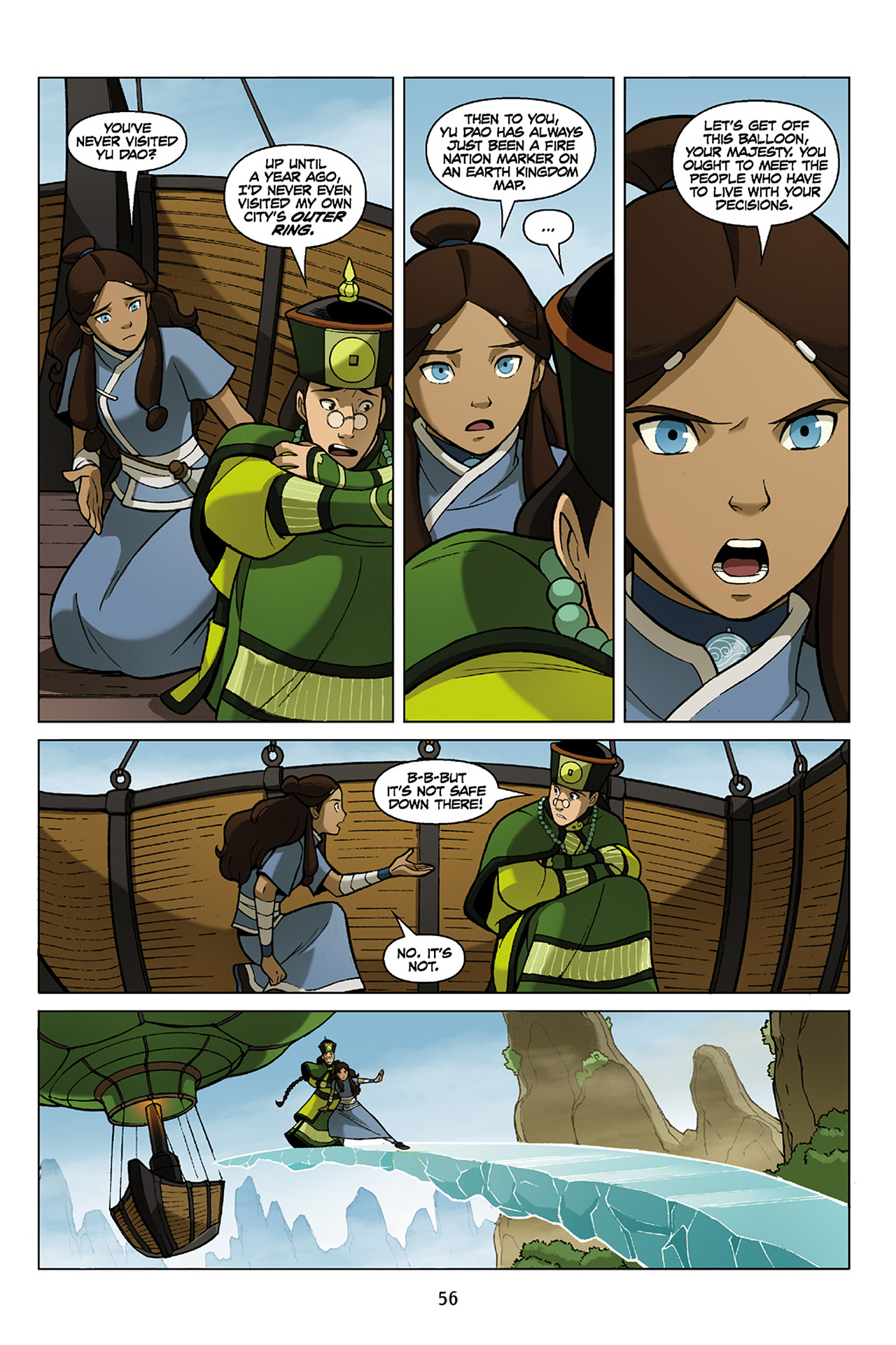 Read online Nickelodeon Avatar: The Last Airbender - The Promise comic -  Issue # Part 3 - 56